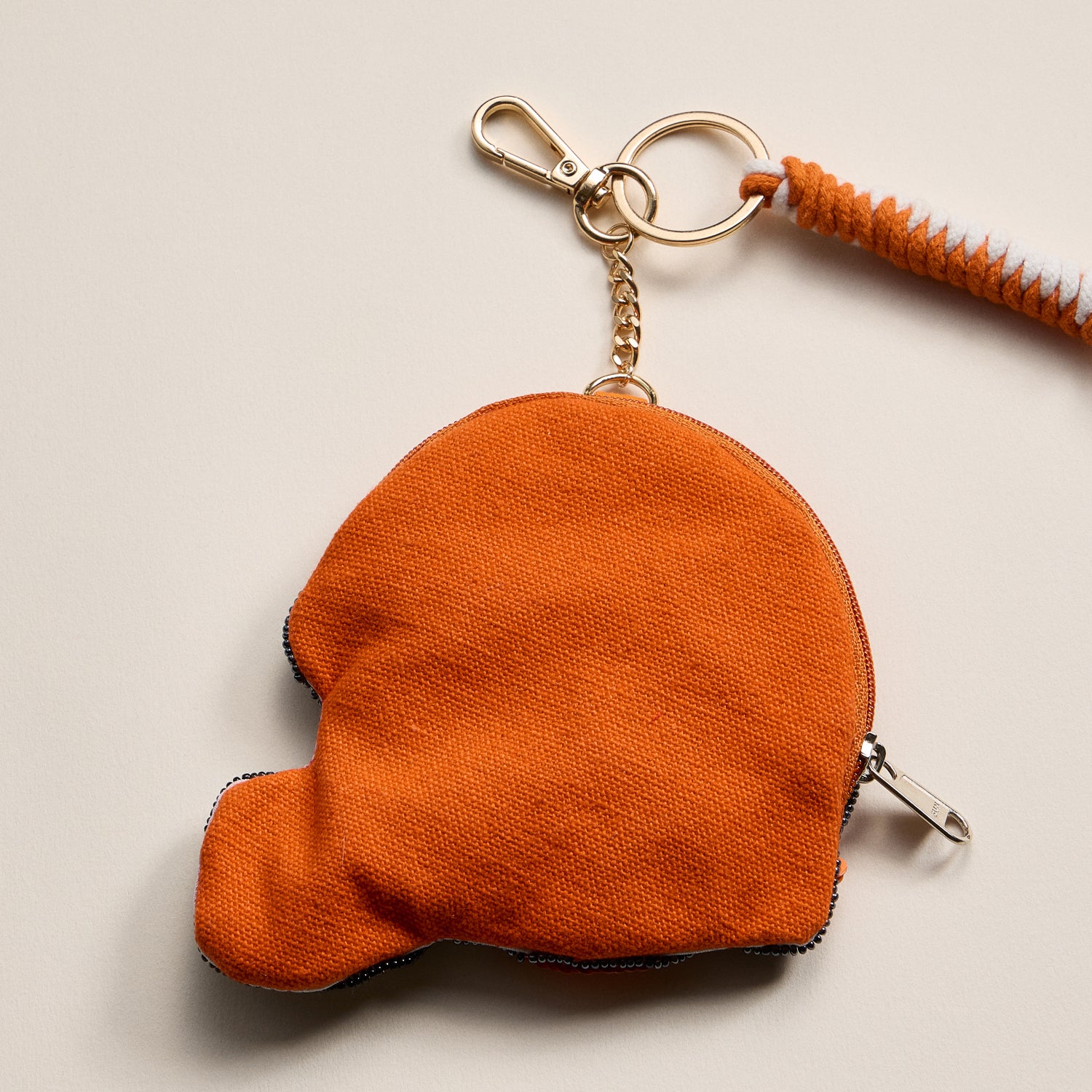 Game Day Beaded Helmet Keychain Pouch – Team Colors - Frem