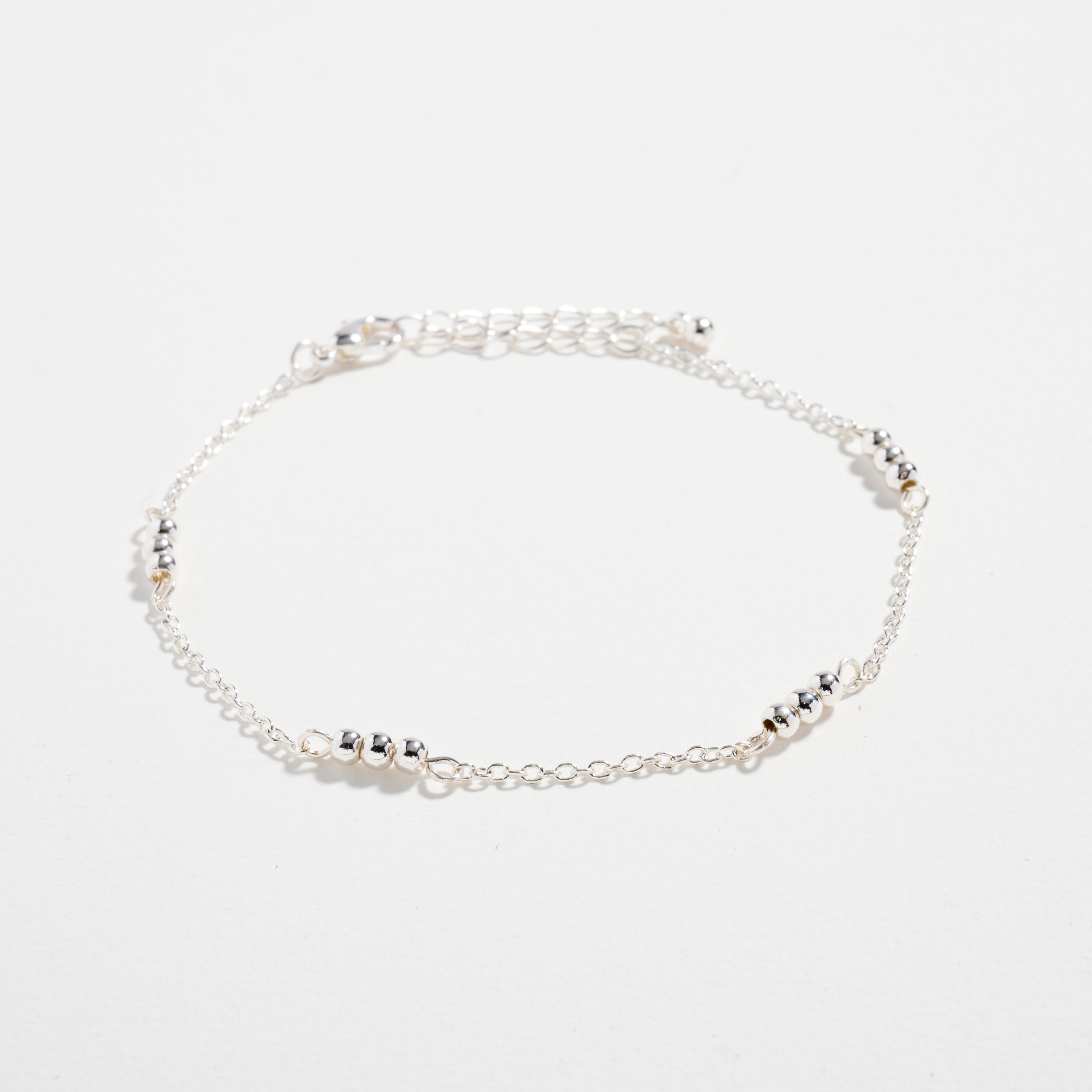 Gold Dipped Layered Heart Charm and Beaded Chain Bracelet Set – Toggle and Link Chain Design