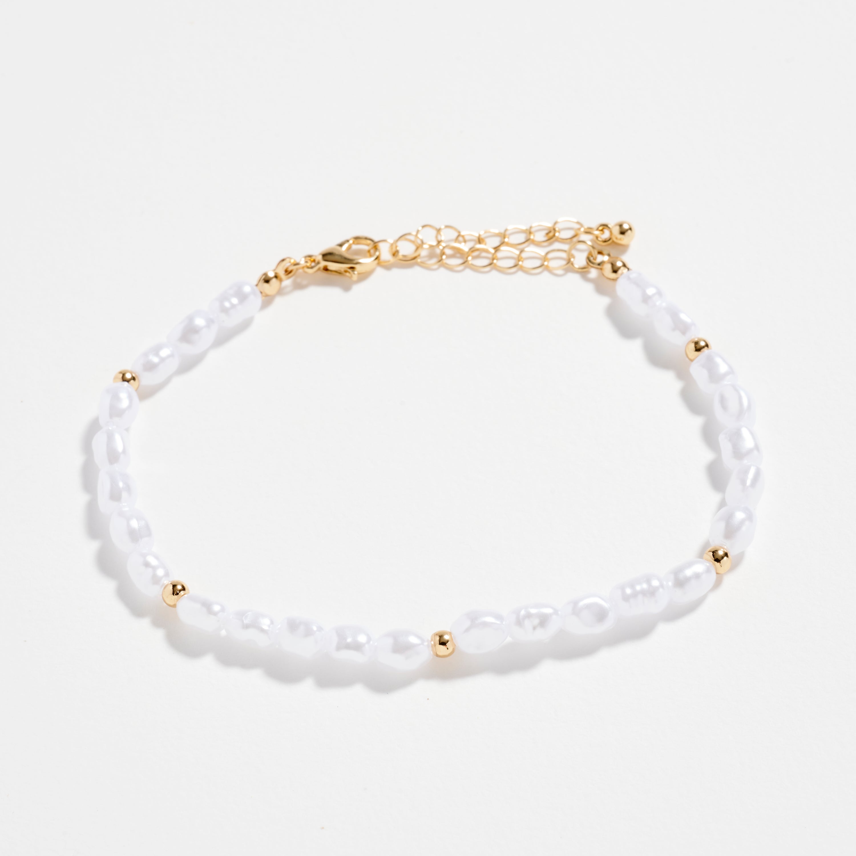 Pearl Bracelet Set – 3-Layered Bracelet Pack (Gold-Dipped & Silver Options)
