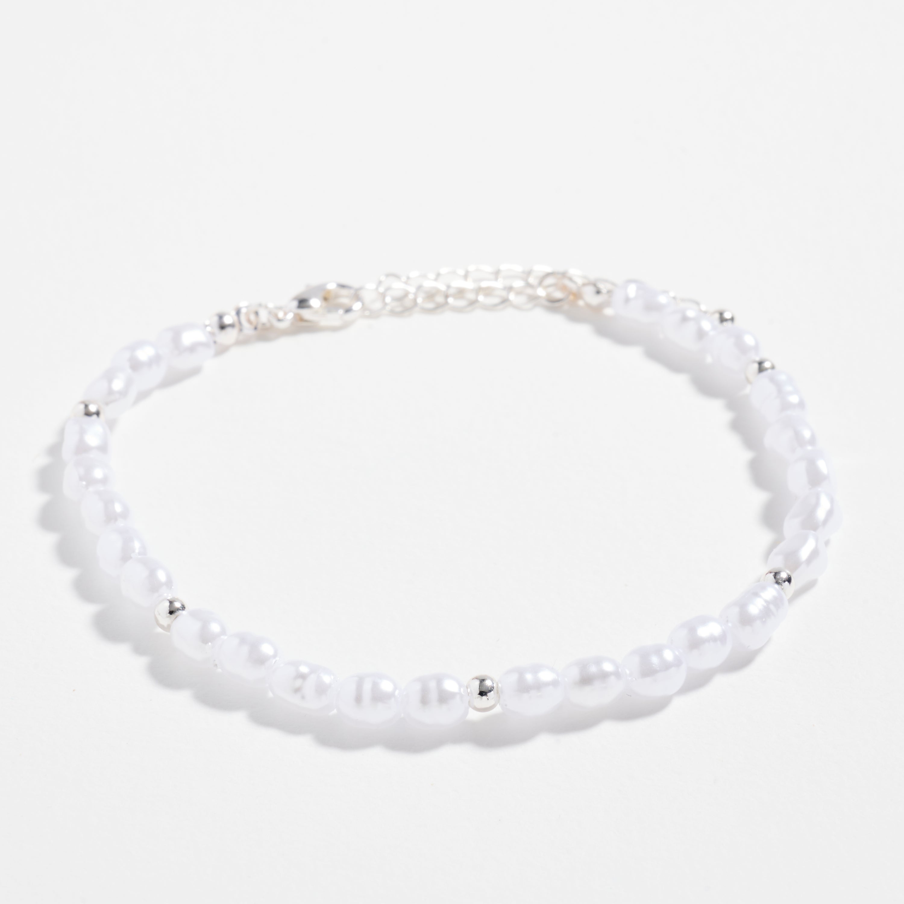 Pearl Bracelet Set – 3-Layered Bracelet Pack (Gold-Dipped & Silver Options)