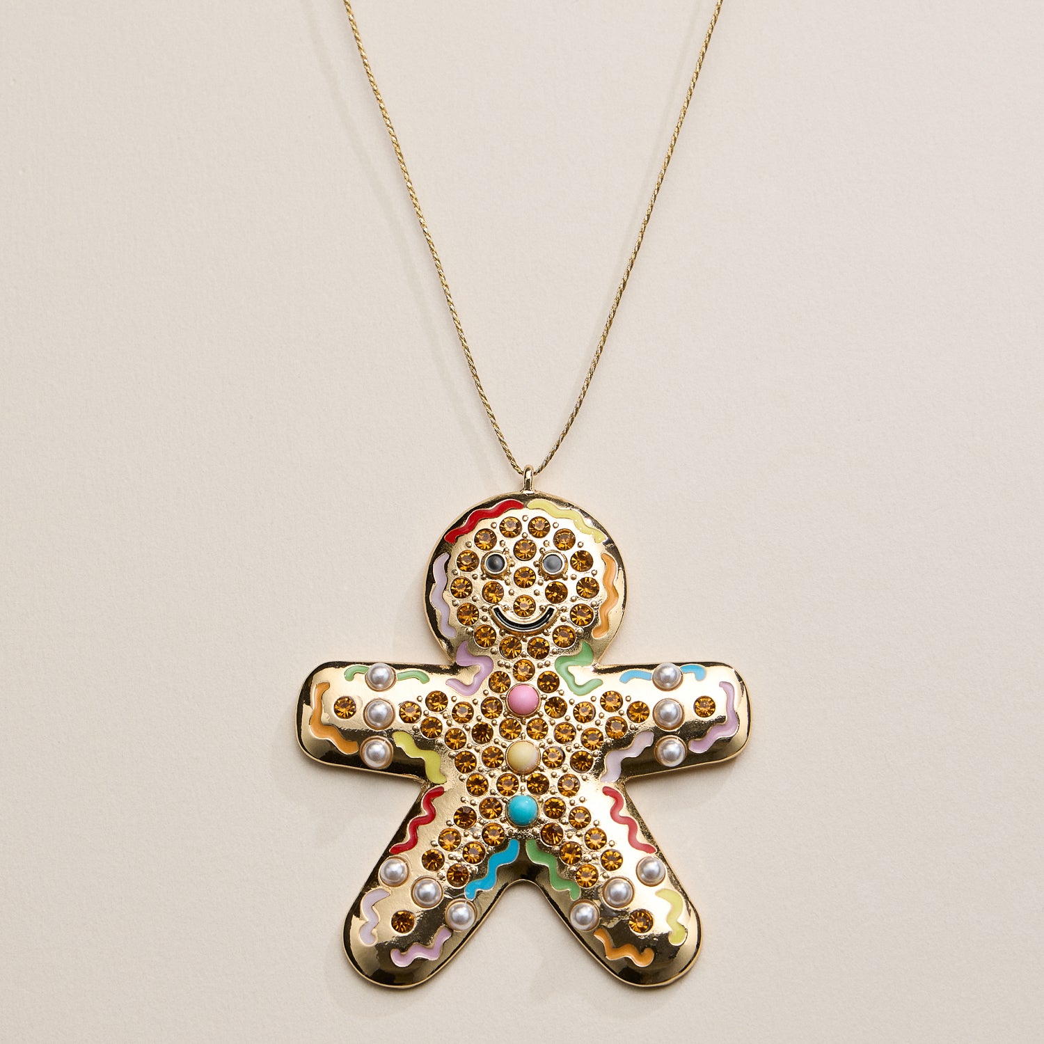 Gingerbread Man Ornament – Sparkling Holiday Decoration