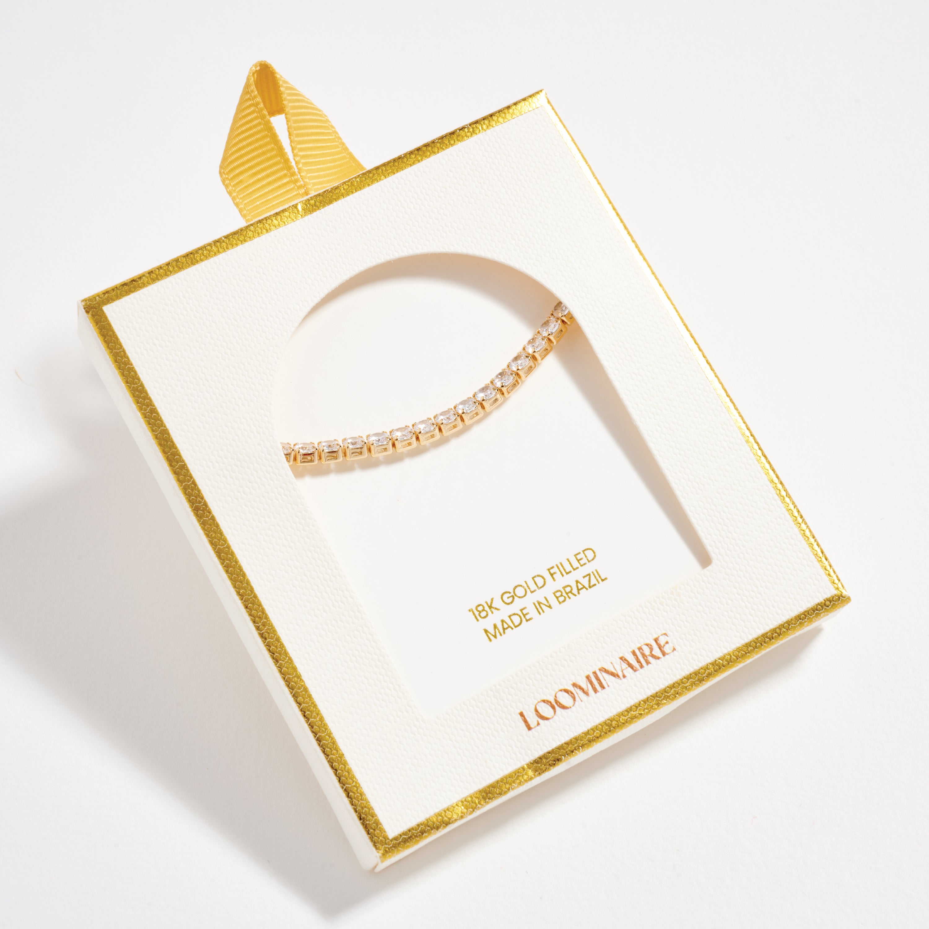 Gold Filled Round CZ Tennis Bracelet