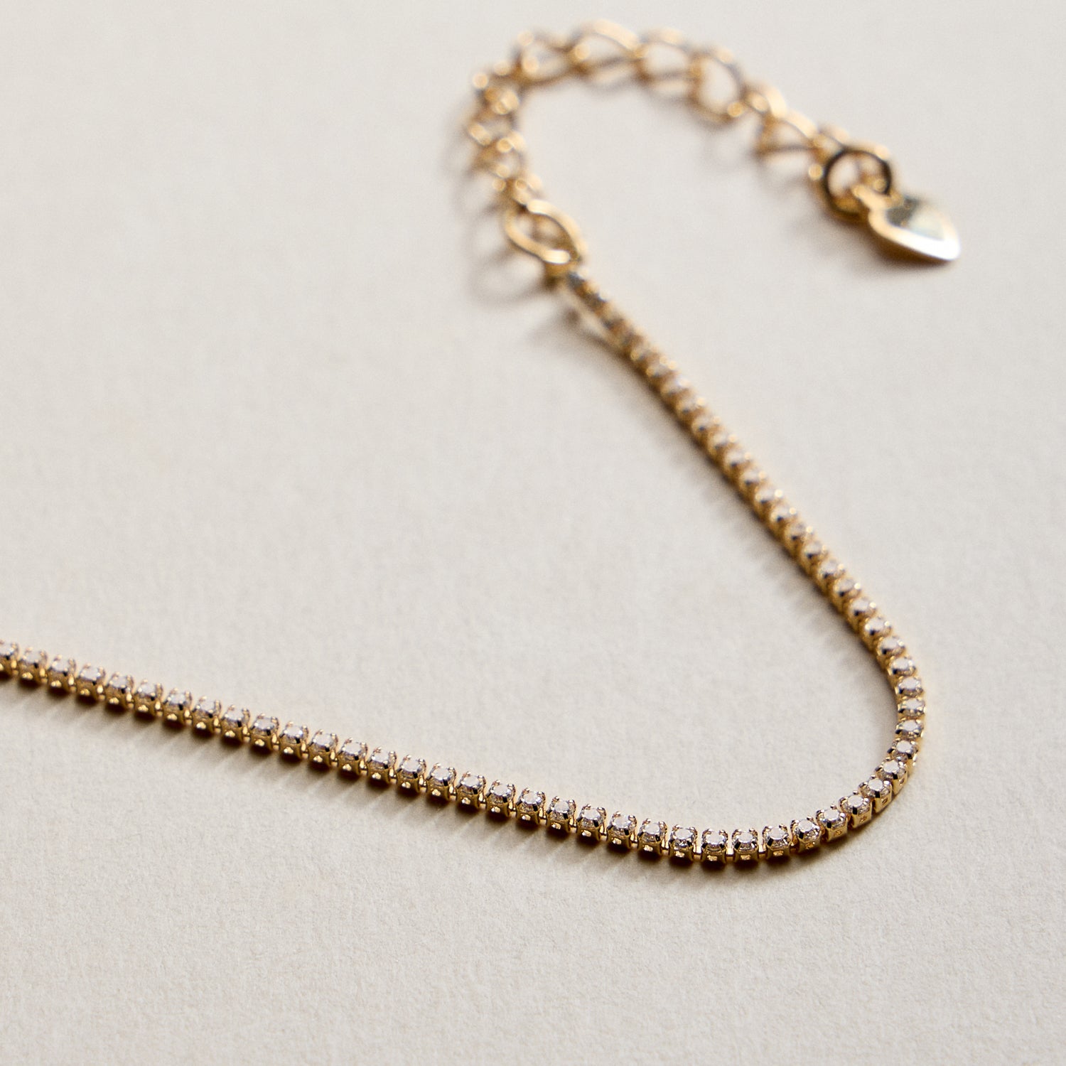 Gold Filled Tennis Bracelet