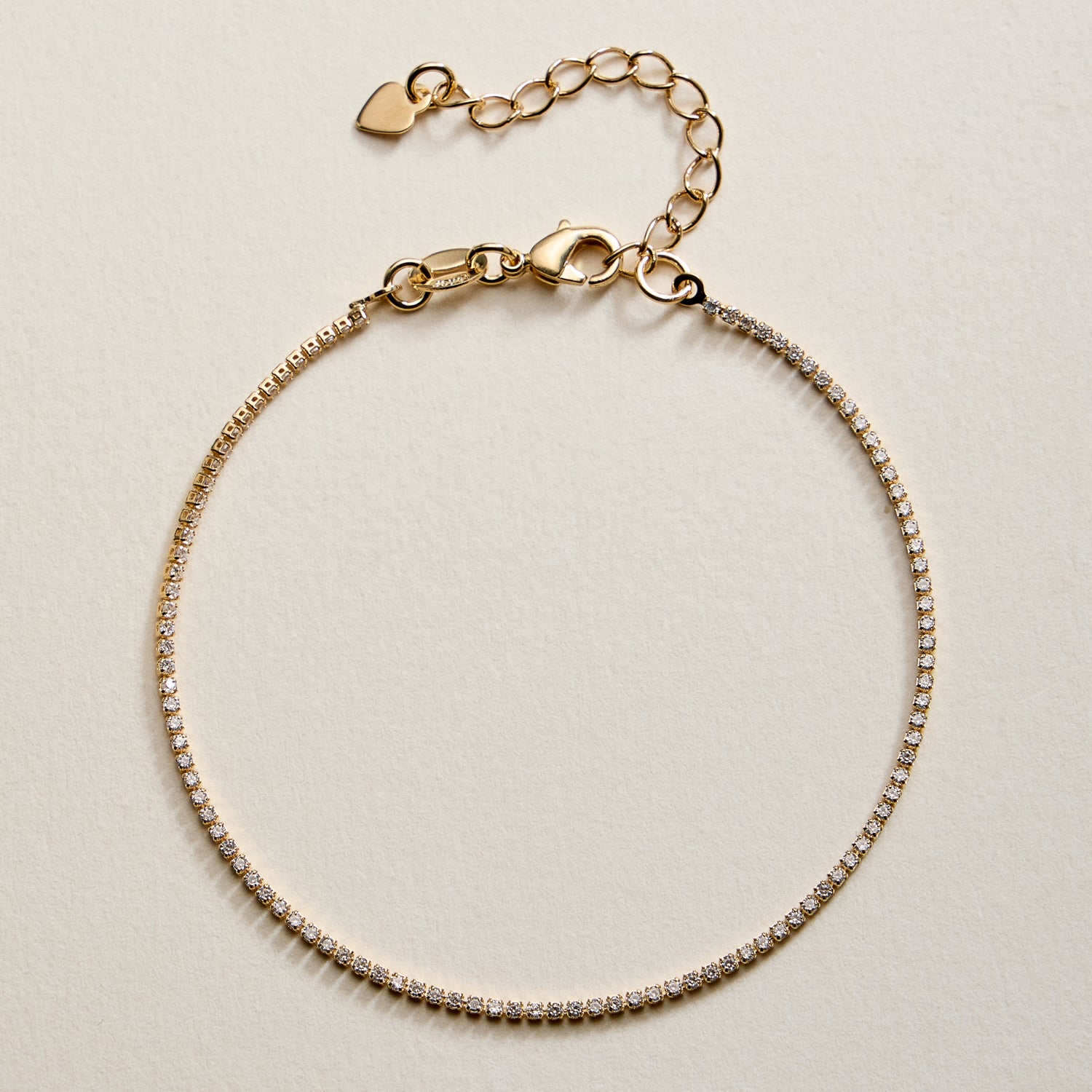 Gold Filled Tennis Bracelet