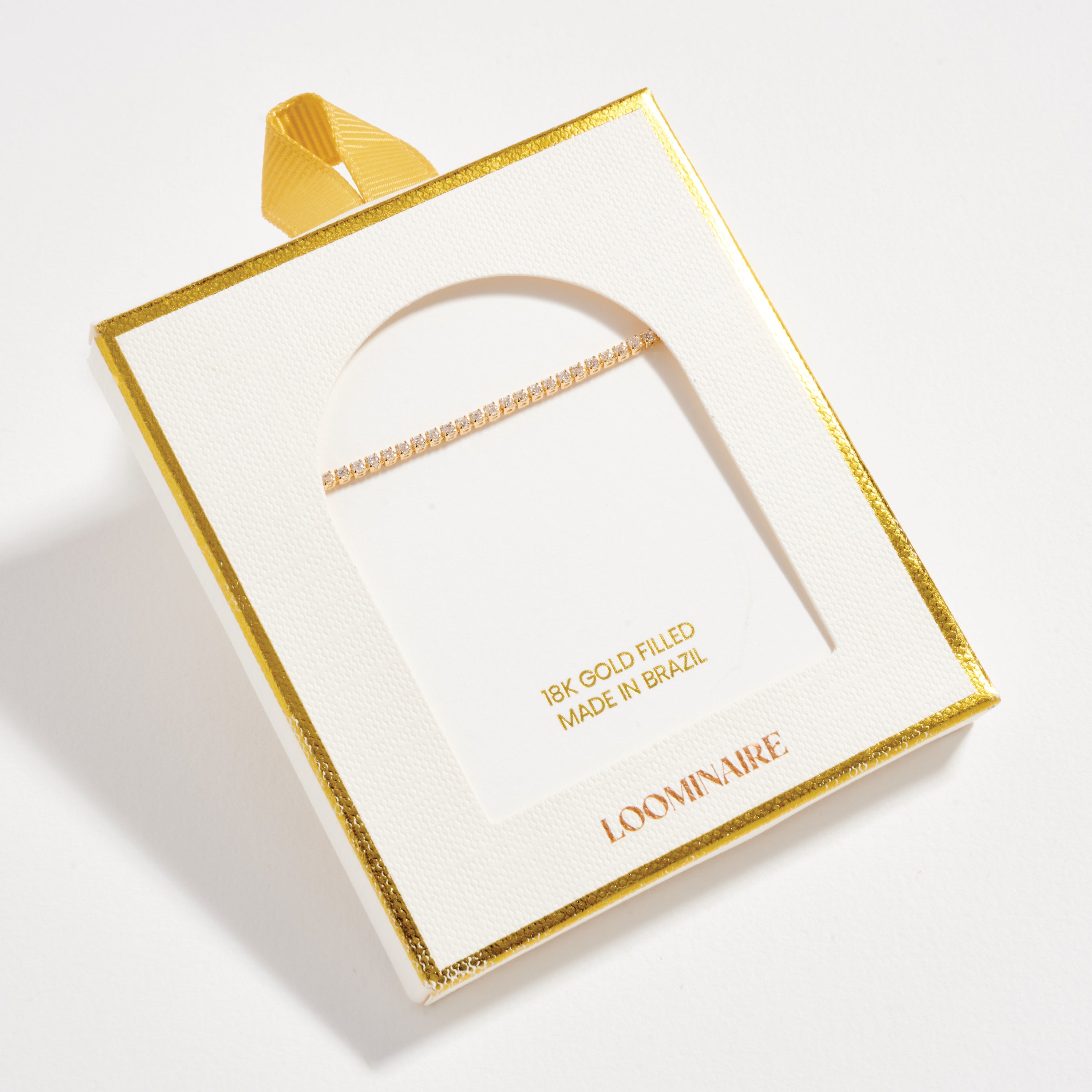 Gold Filled Round CZ Tennis Bracelet