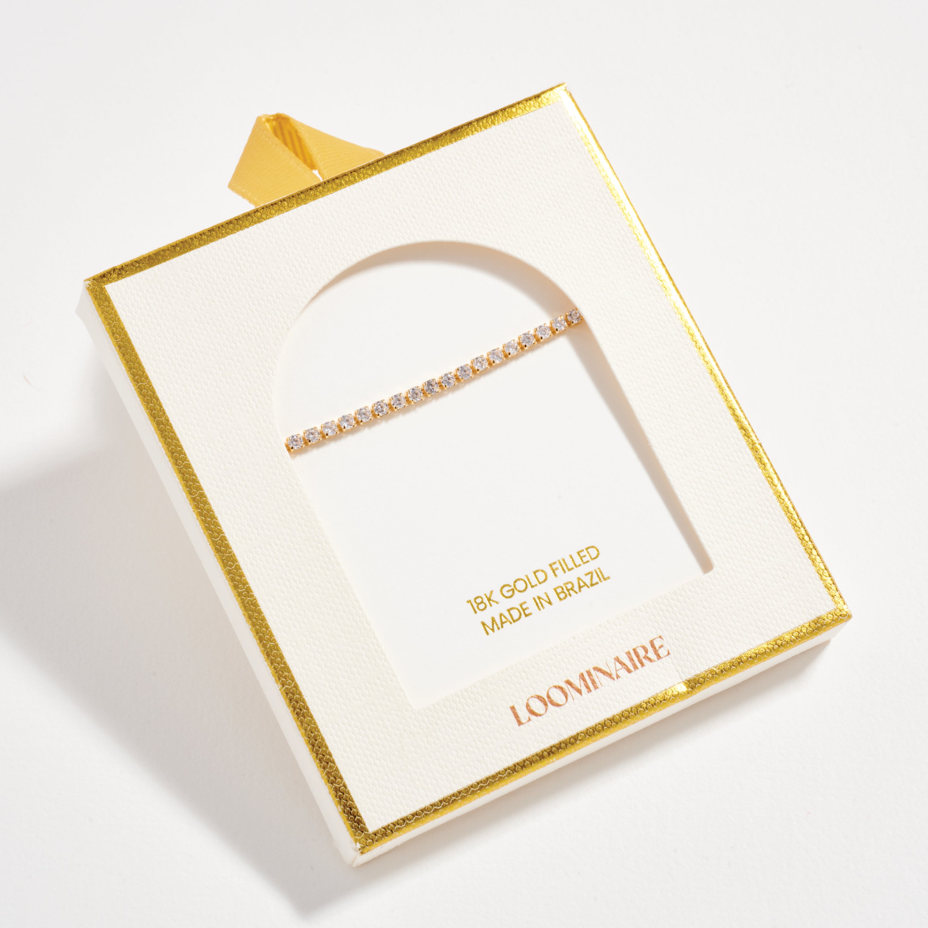 Gold Filled Cubic Zirconia Tennis Bracelet