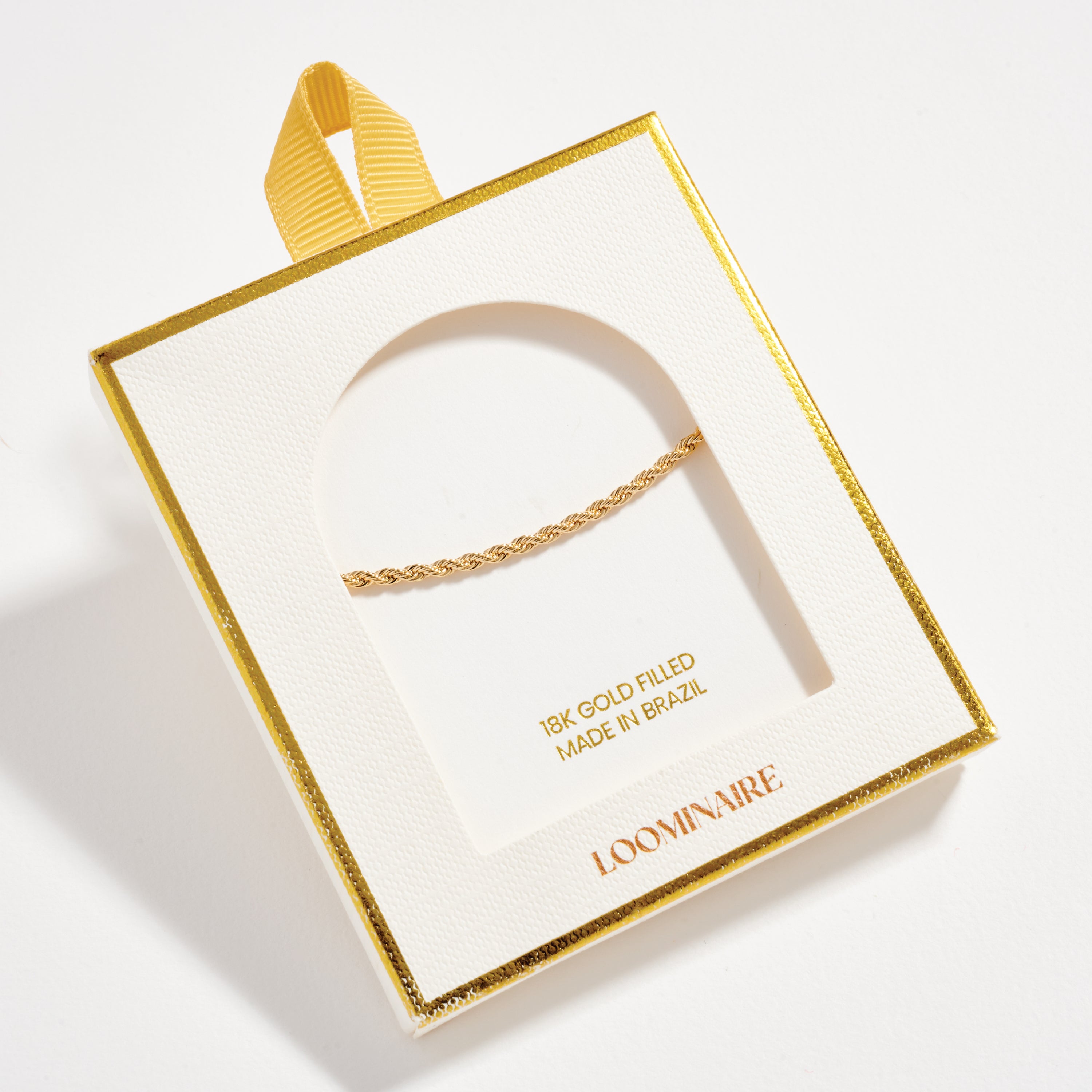 Gold Filled Rope Chain Bracelet – Classic Twisted Link