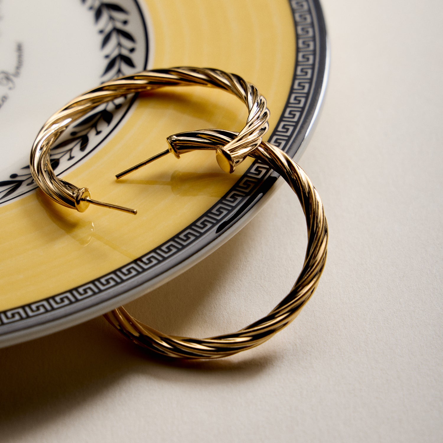 Gold Filled Twisted Hoop Earrings – Bold Statement Jewelry