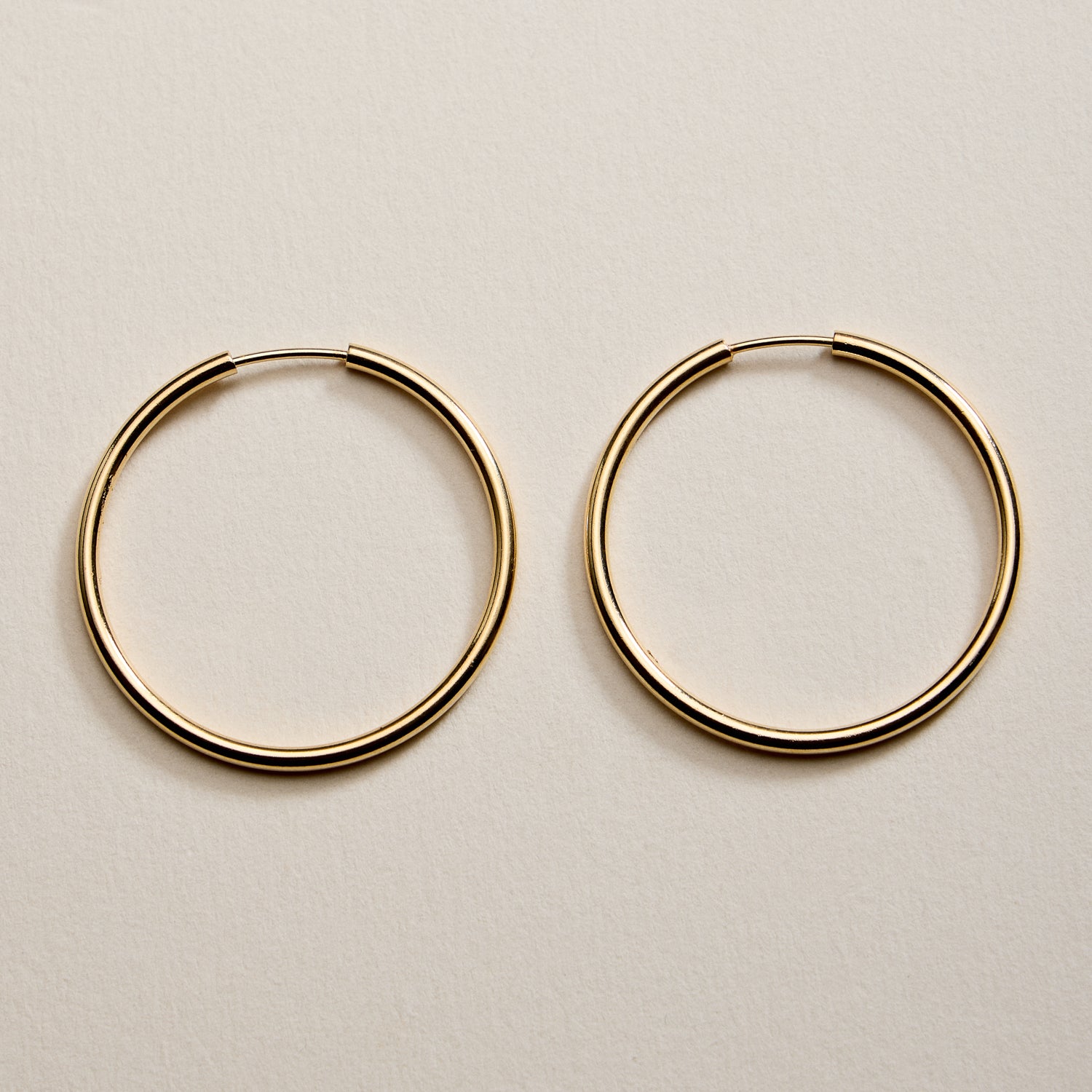 Gold Filled Classic Hoop Earrings