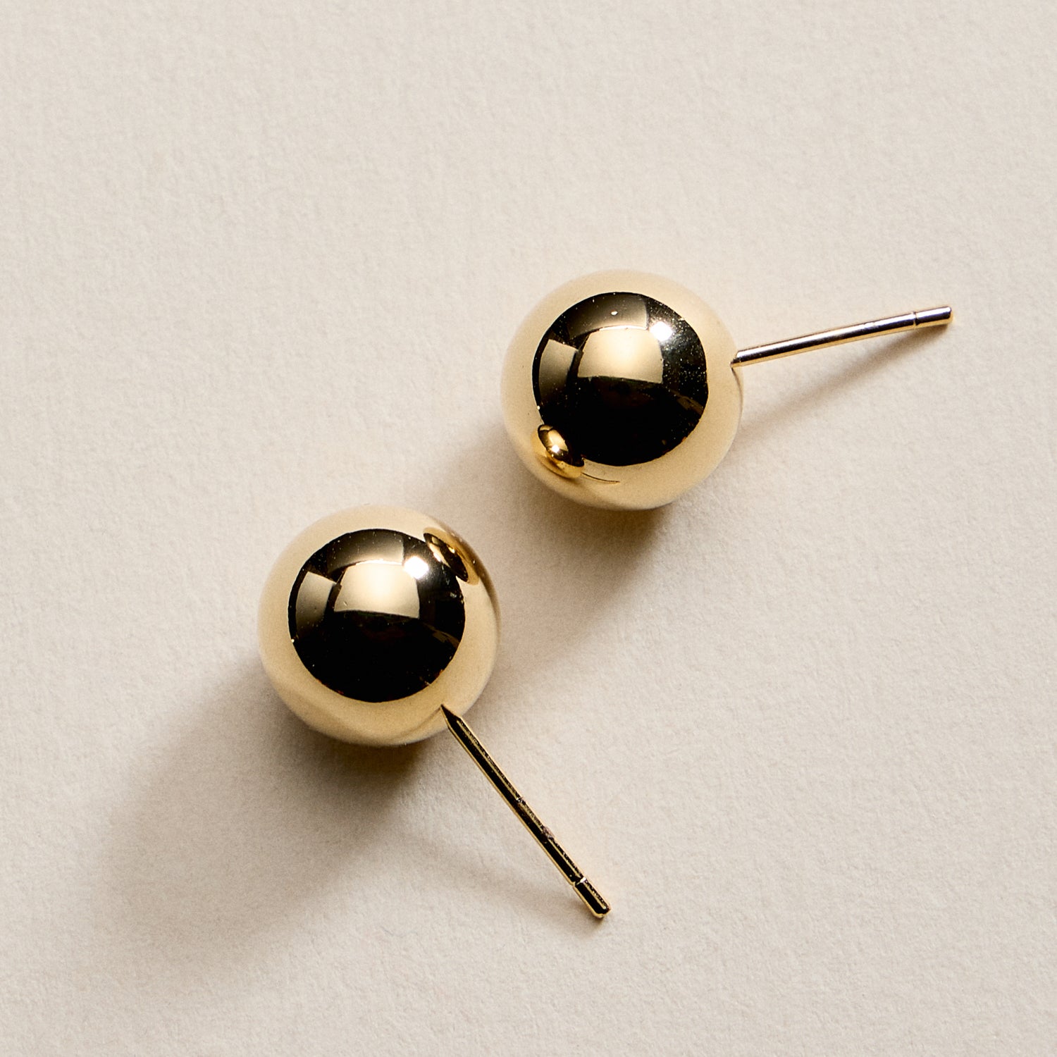 Gold Filled Ball Stud Earrings – 4mm to 10mm