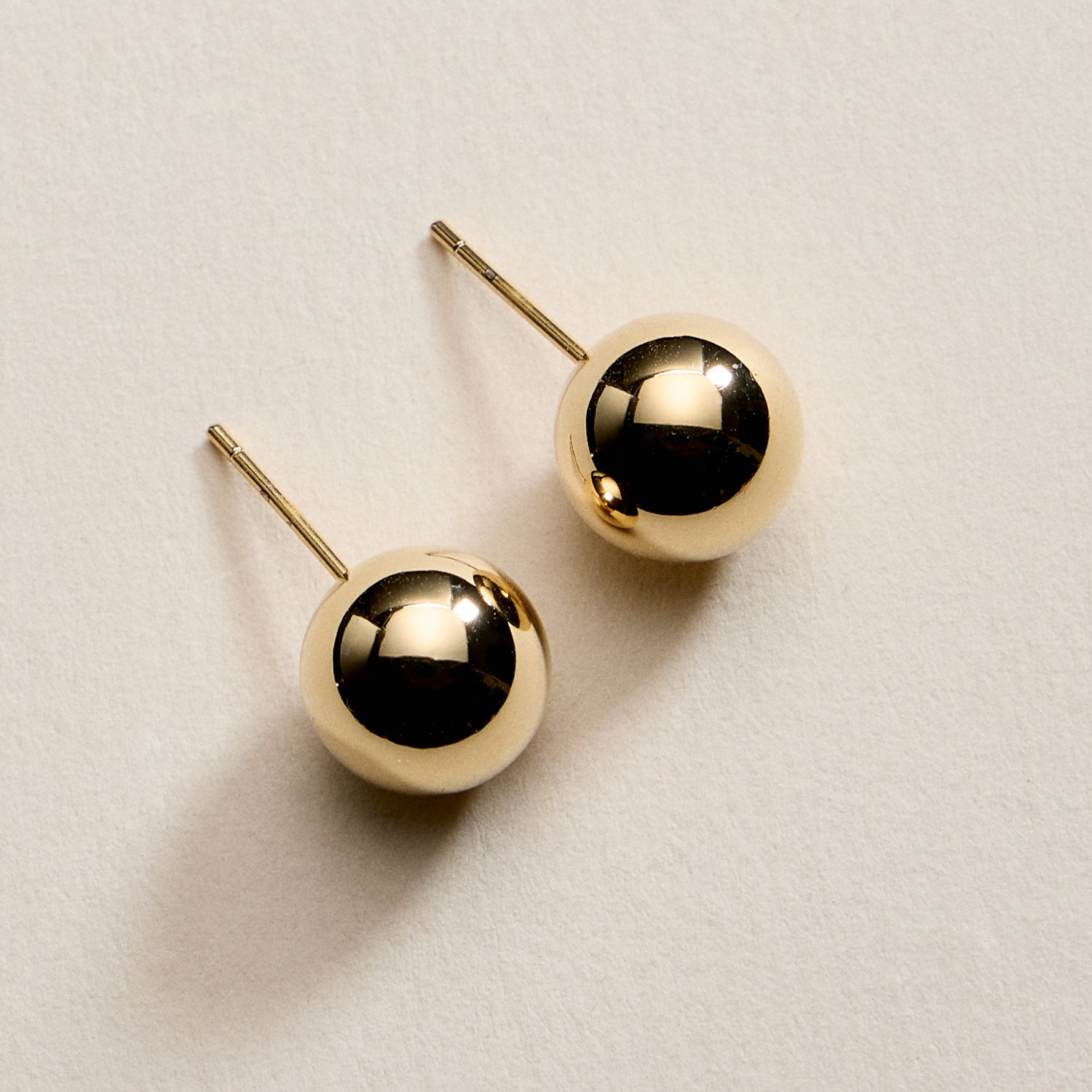 Gold Filled Ball Stud Earrings – 4mm to 10mm