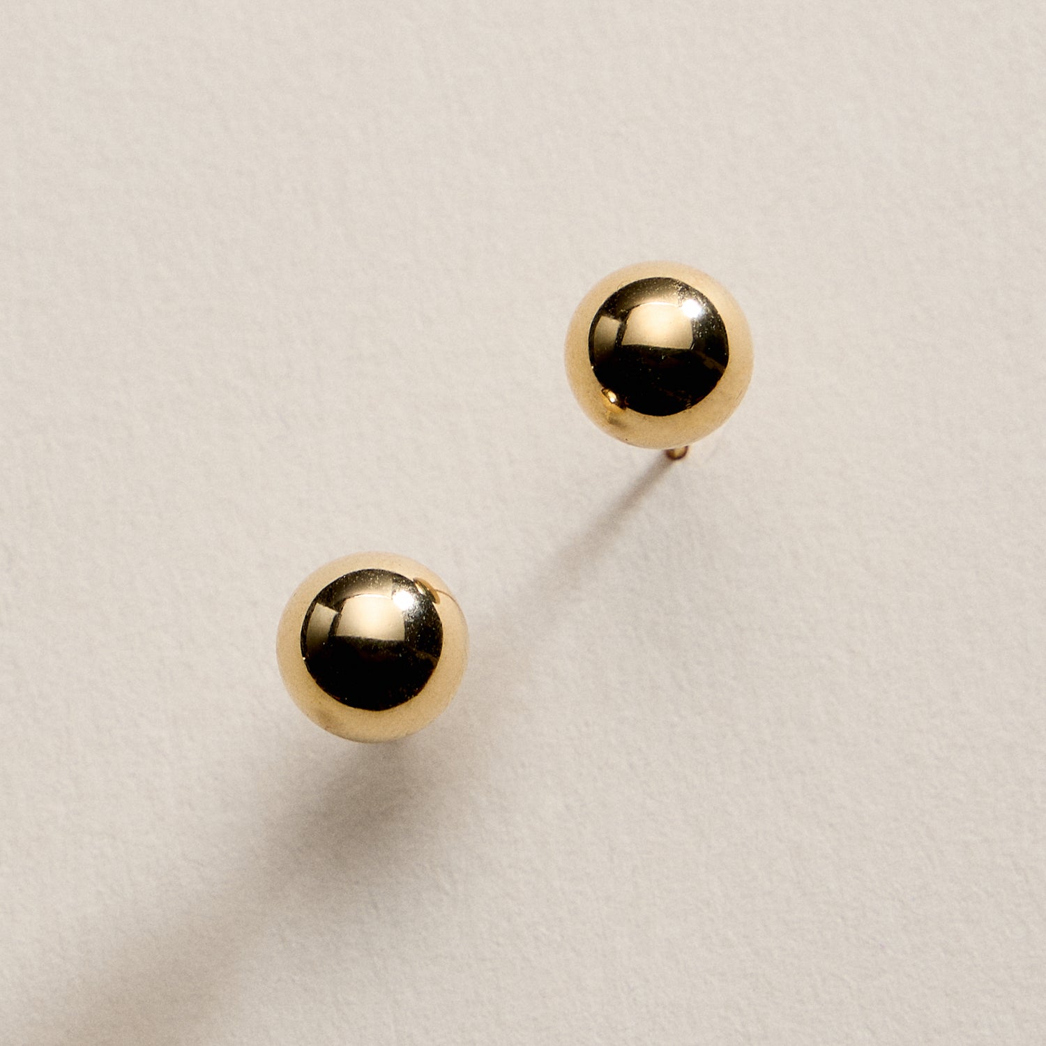 Gold Filled Ball Stud Earrings – 4mm to 10mm