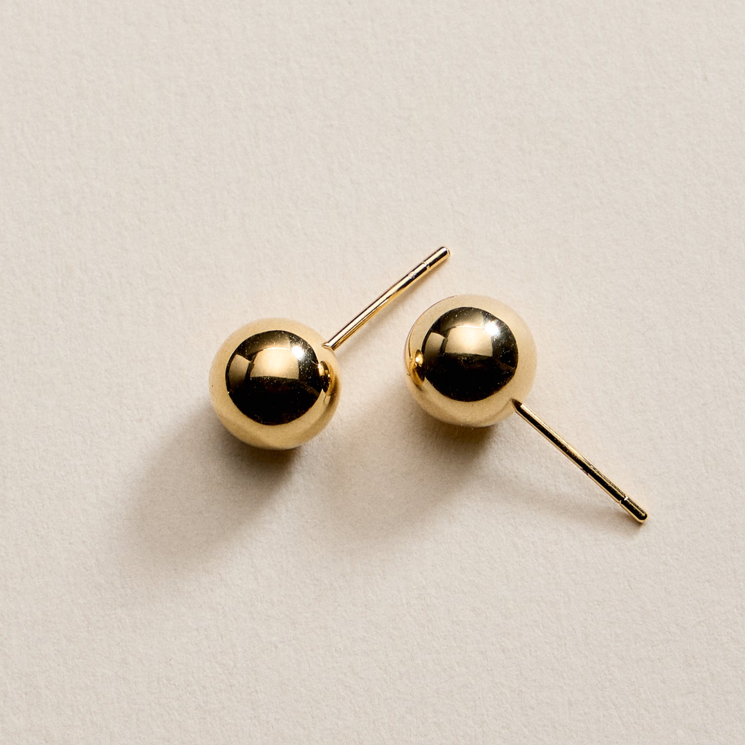Gold Filled Ball Stud Earrings – 4mm to 10mm