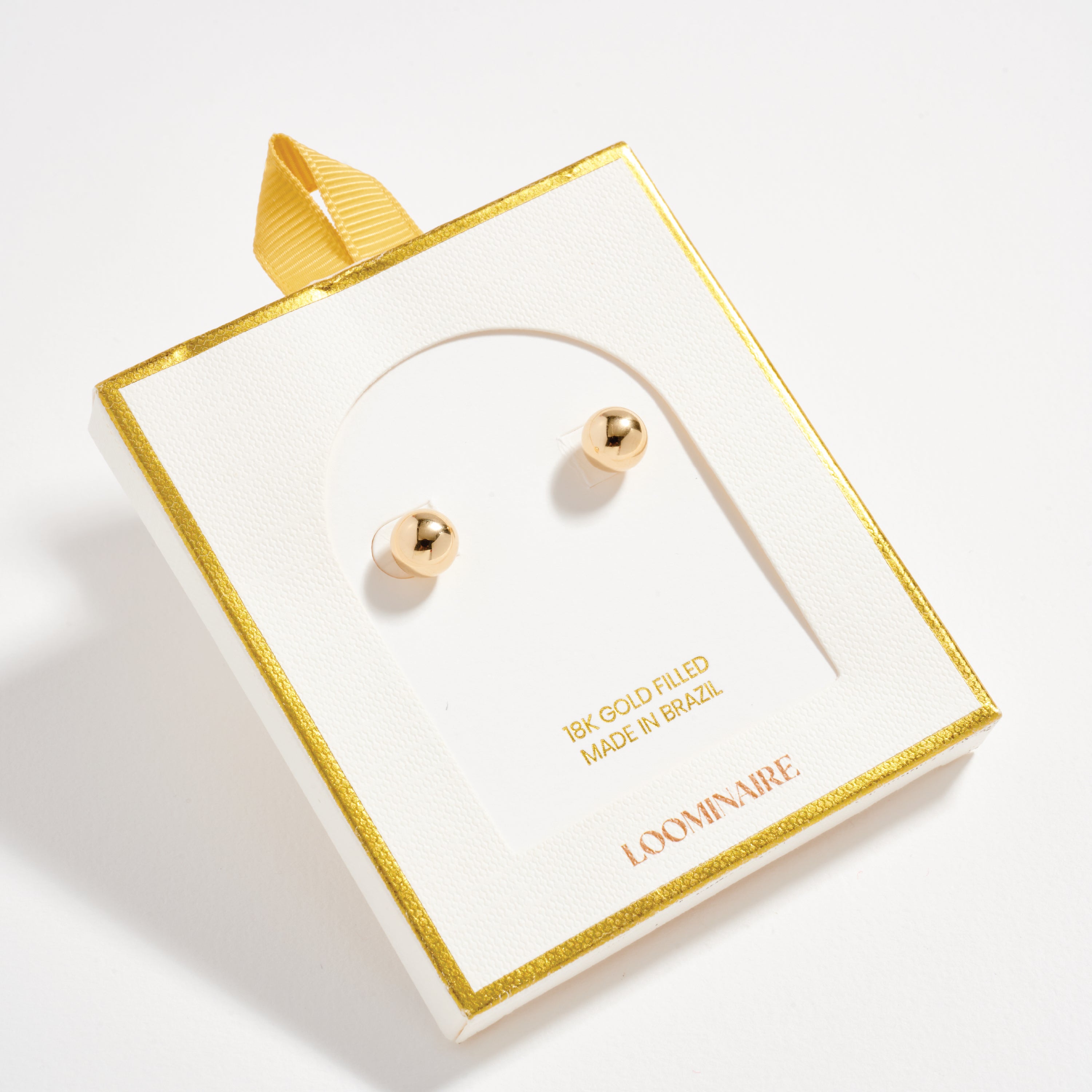 Gold Filled Ball Stud Earrings – 4mm to 10mm
