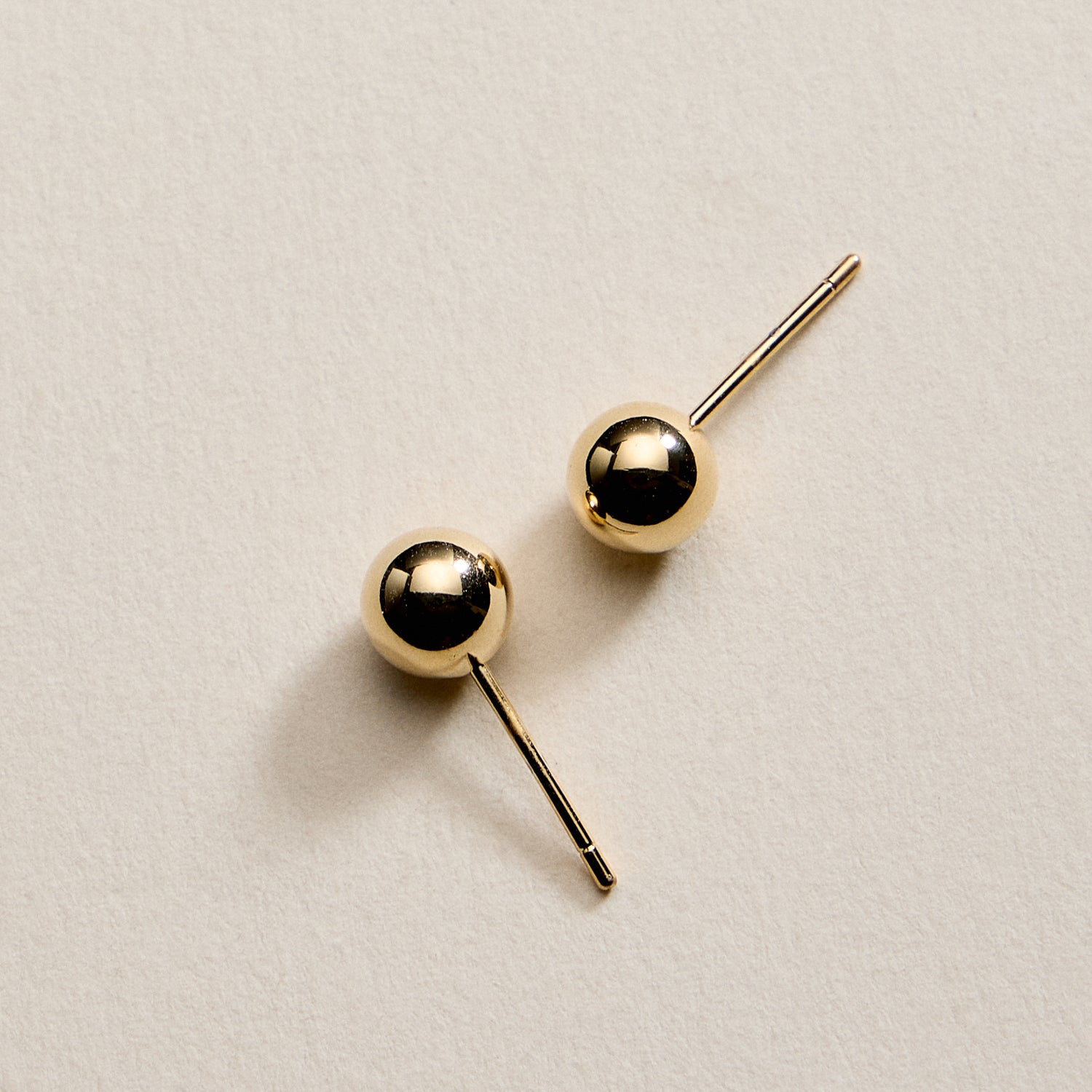 Gold Filled Ball Stud Earrings – 4mm to 10mm