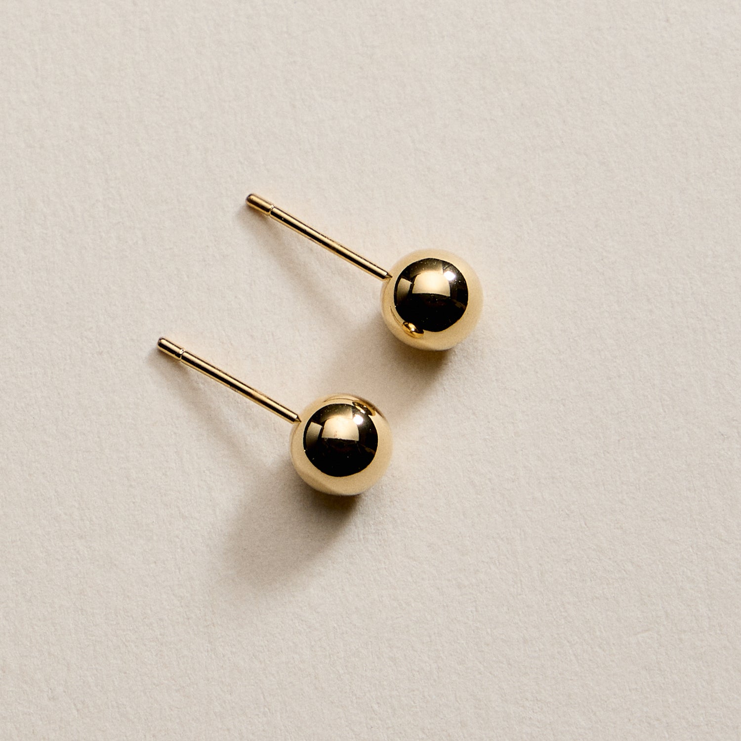 Gold Filled Ball Stud Earrings – 4mm to 10mm