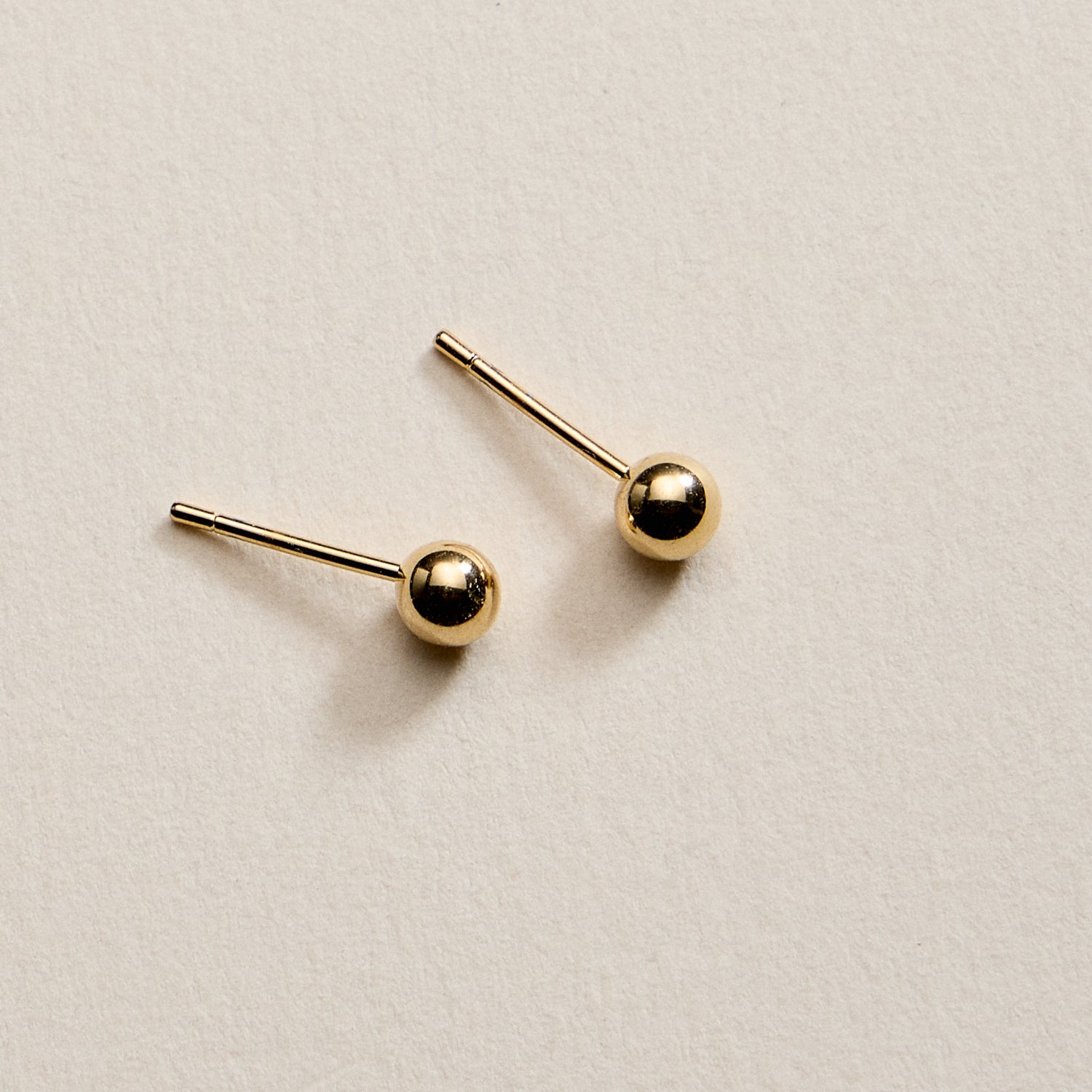 Gold Filled Ball Stud Earrings – 4mm to 10mm