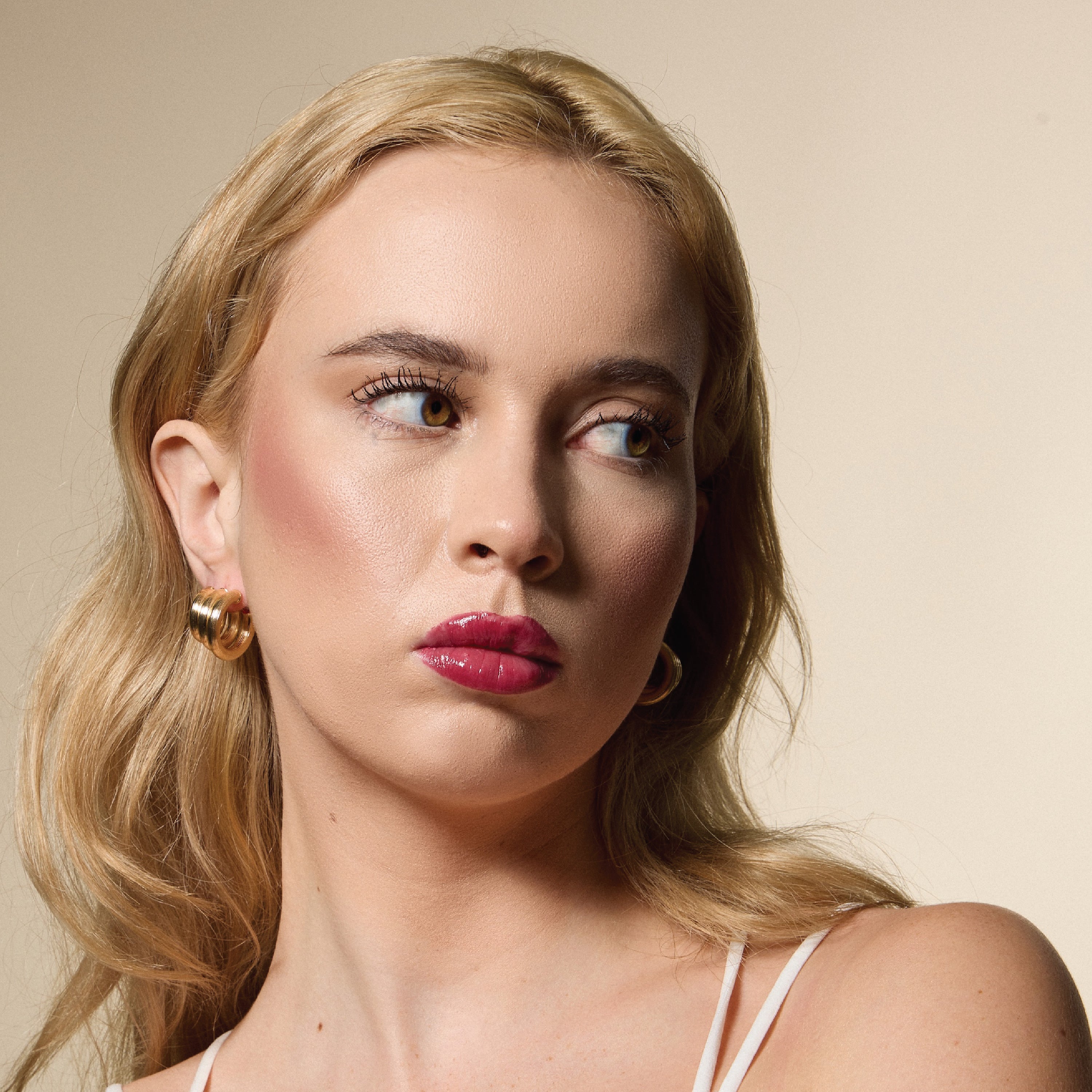 Gold Filled Triple Hoop Earrings