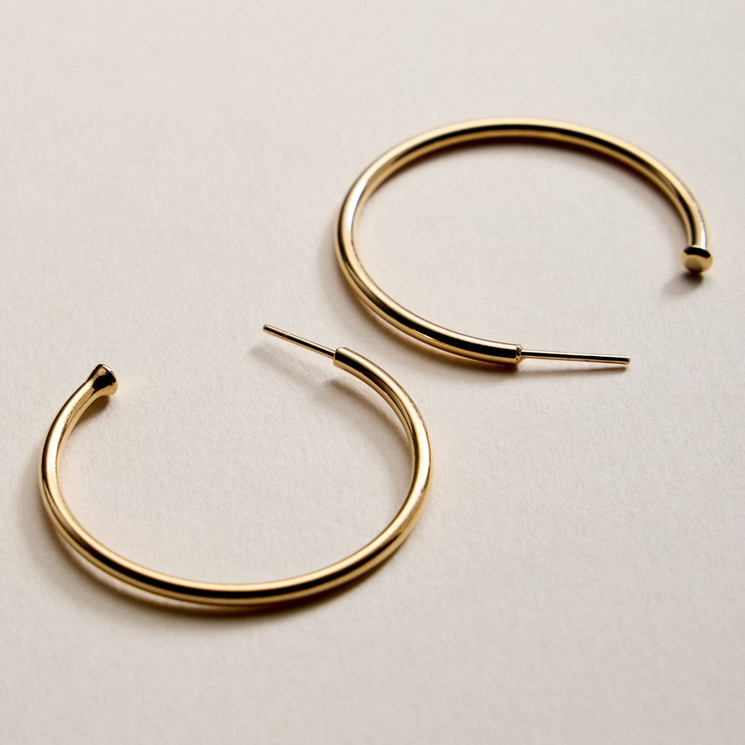 Gold Filled Oversized Hoop Earrings