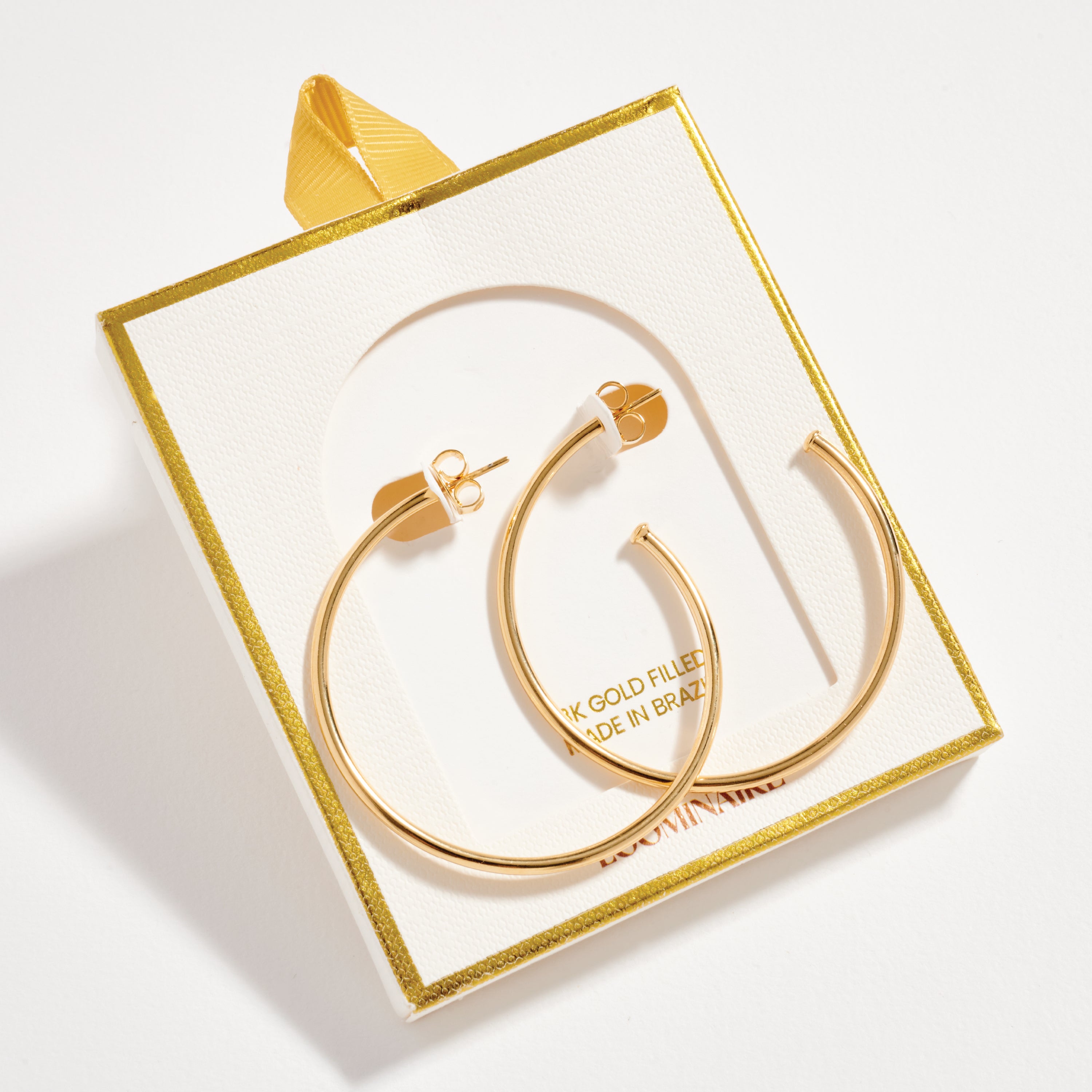 Gold Filled Oversized Hoop Earrings
