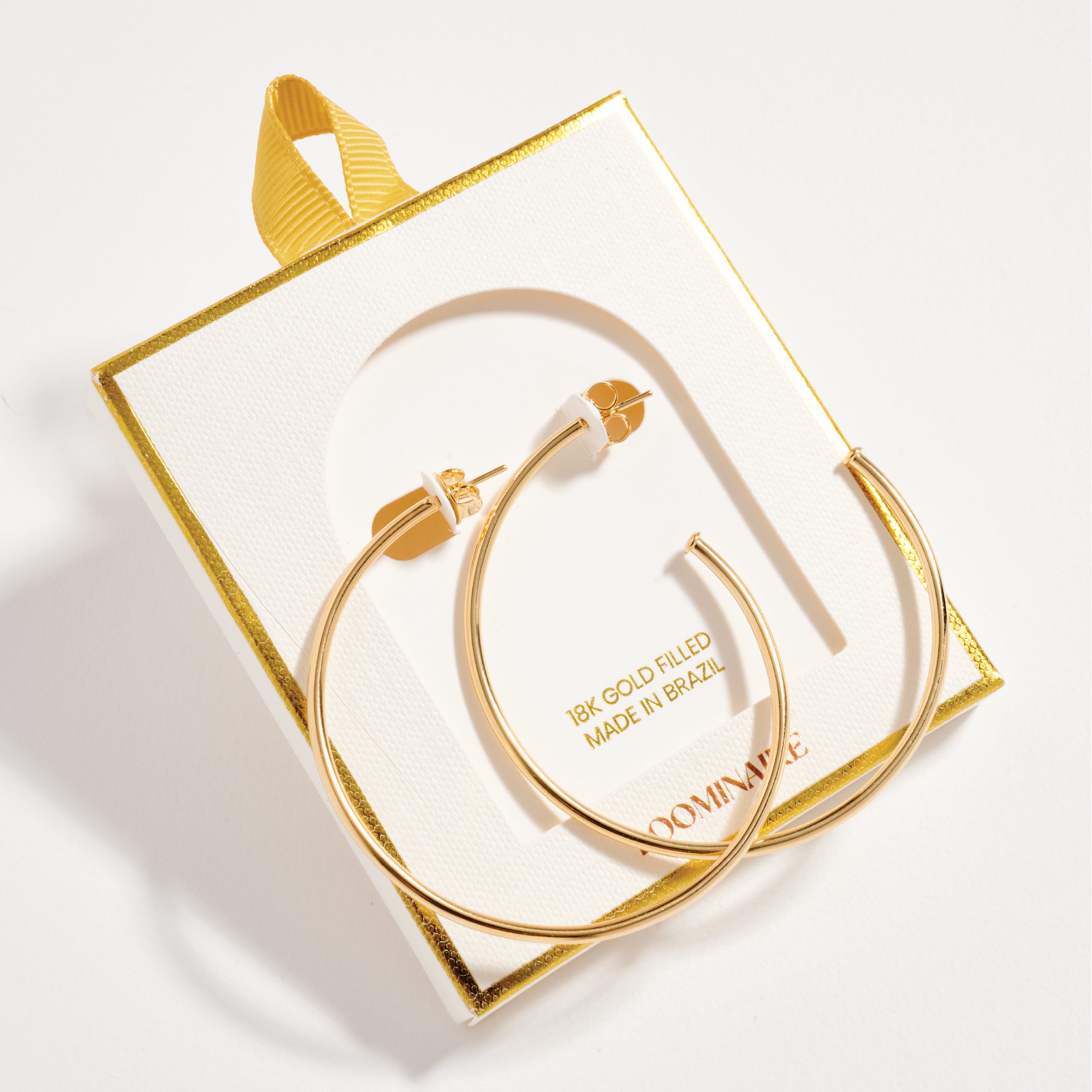 Gold Filled Oversized Hoop Earrings