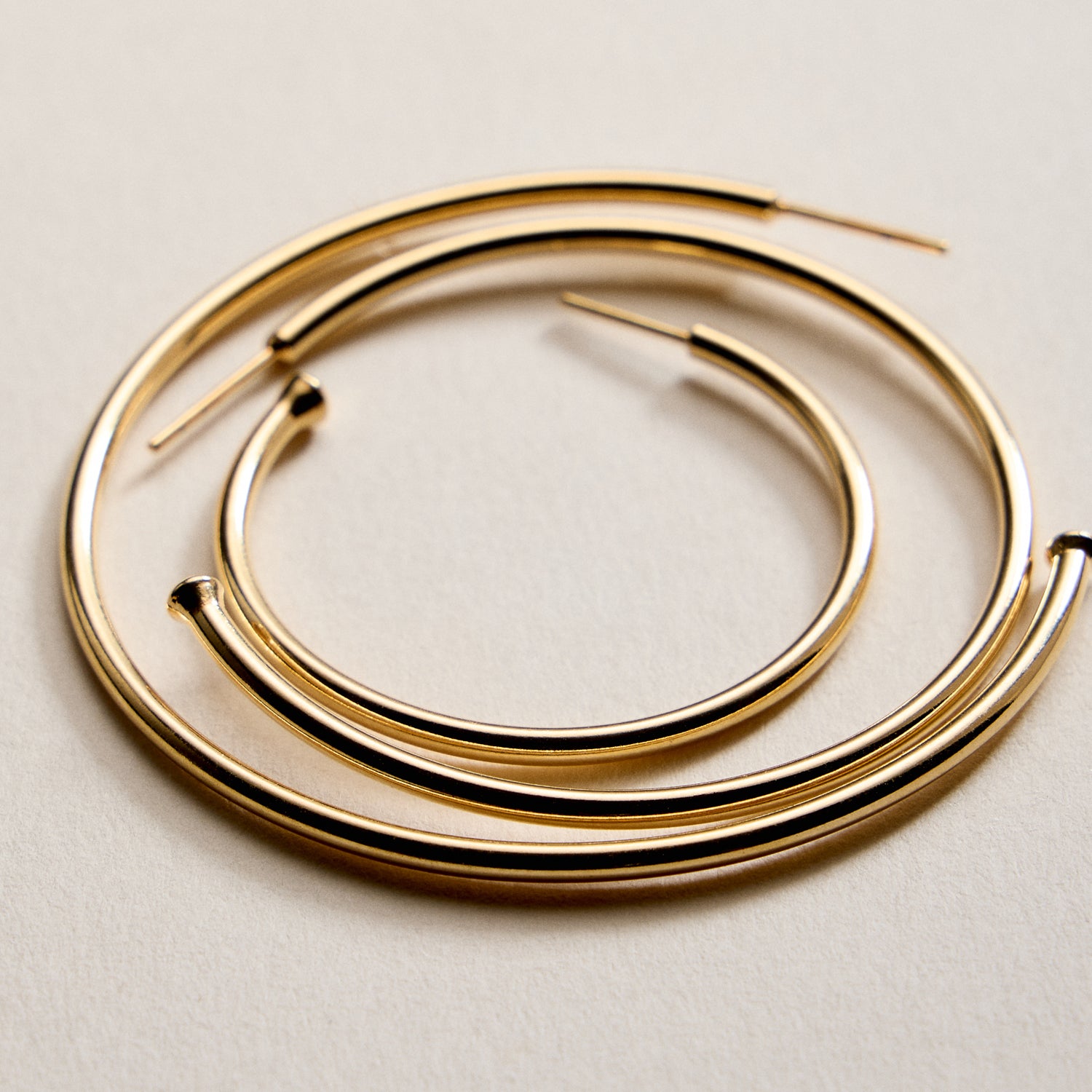 Gold Filled Oversized Hoop Earrings