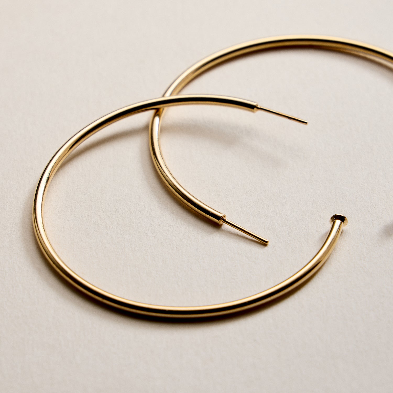 Gold Filled Oversized Hoop Earrings