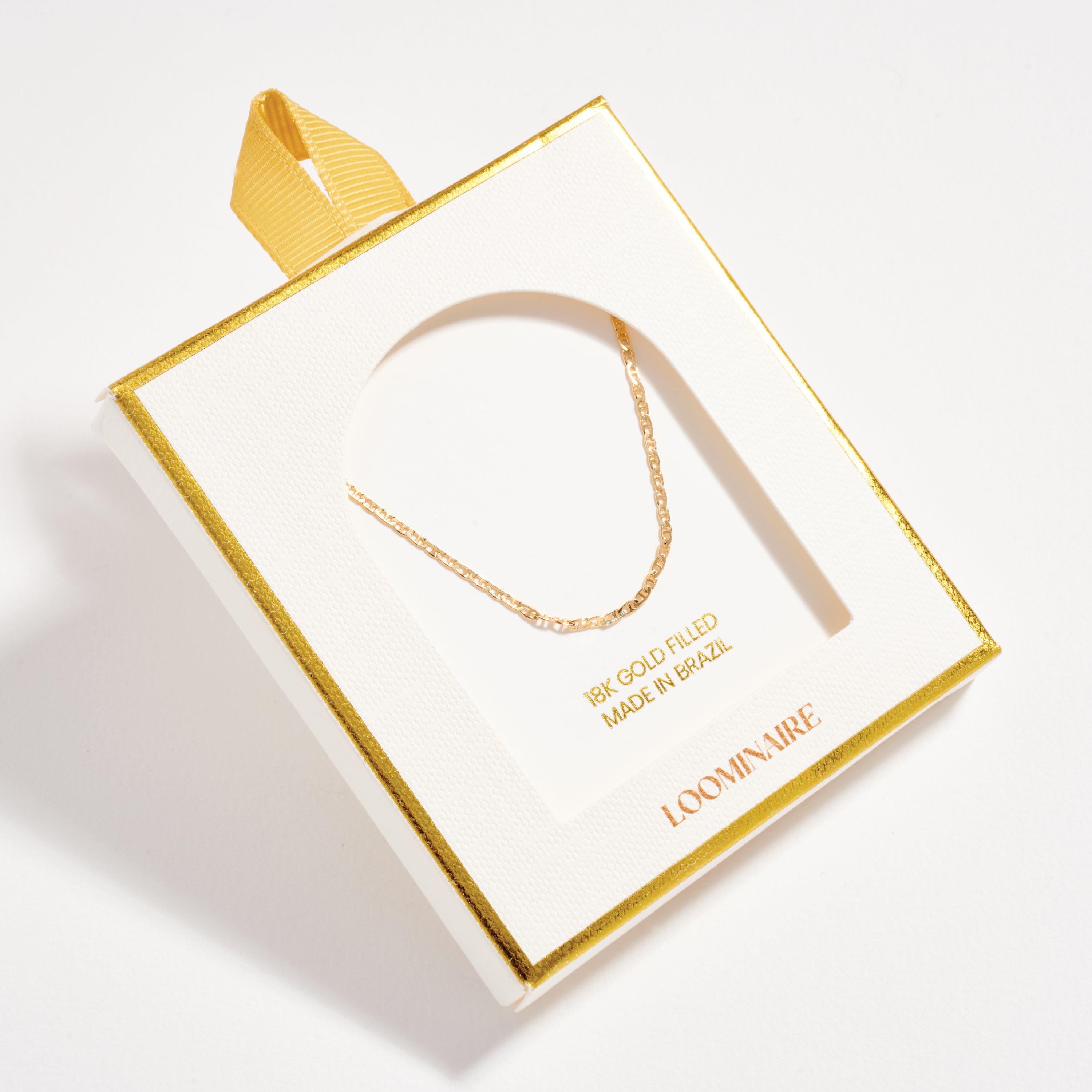 Gold Filled Anchor Chain Necklace