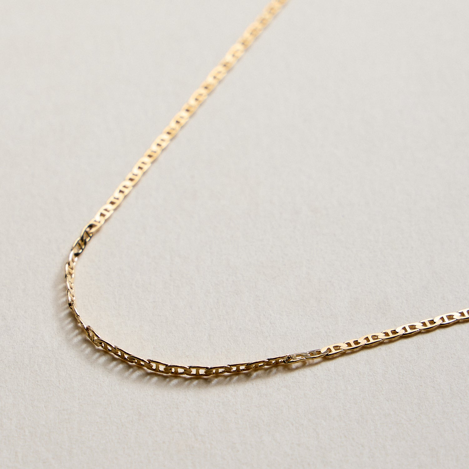 Gold Filled Anchor Chain Necklace