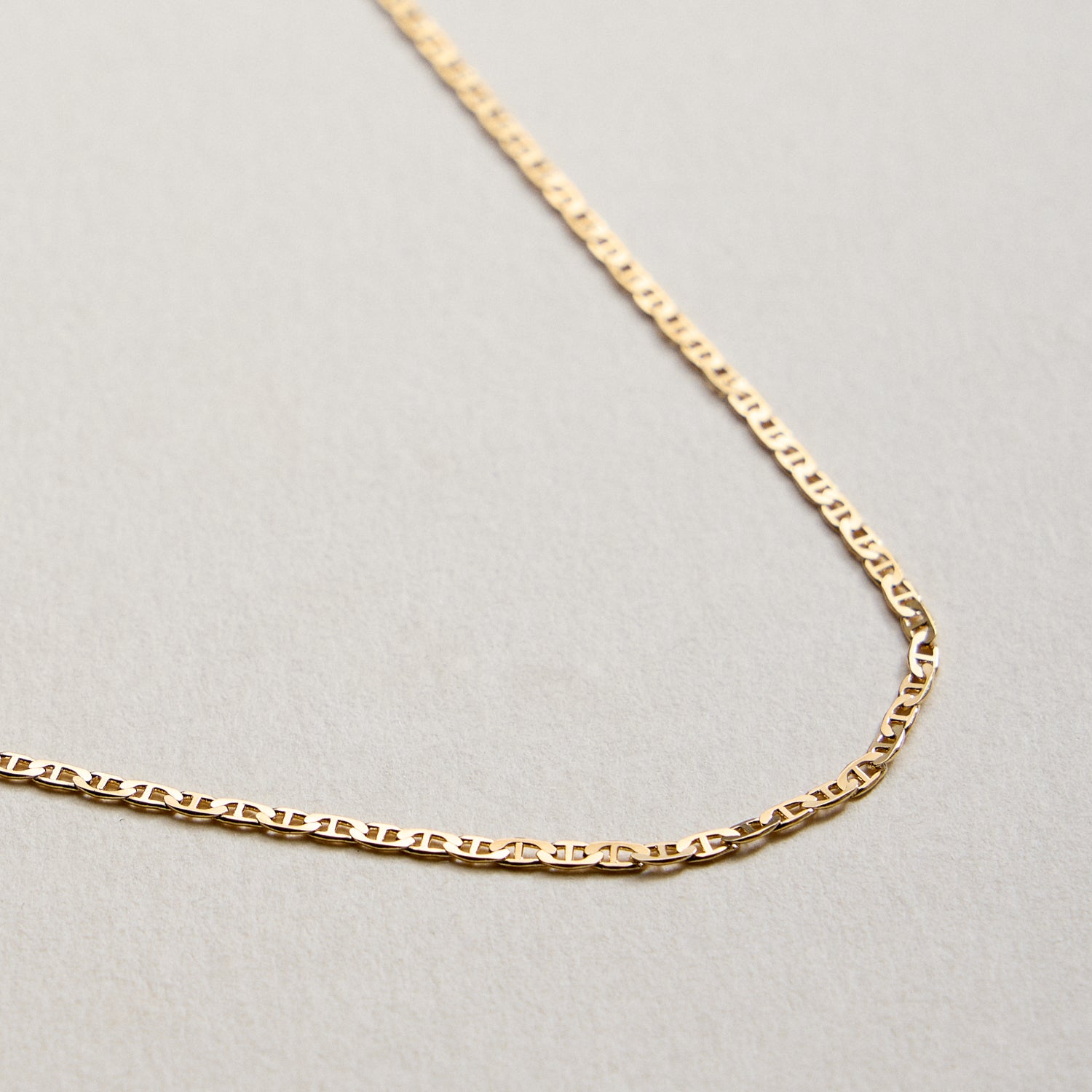 Gold Filled Anchor Chain Necklace