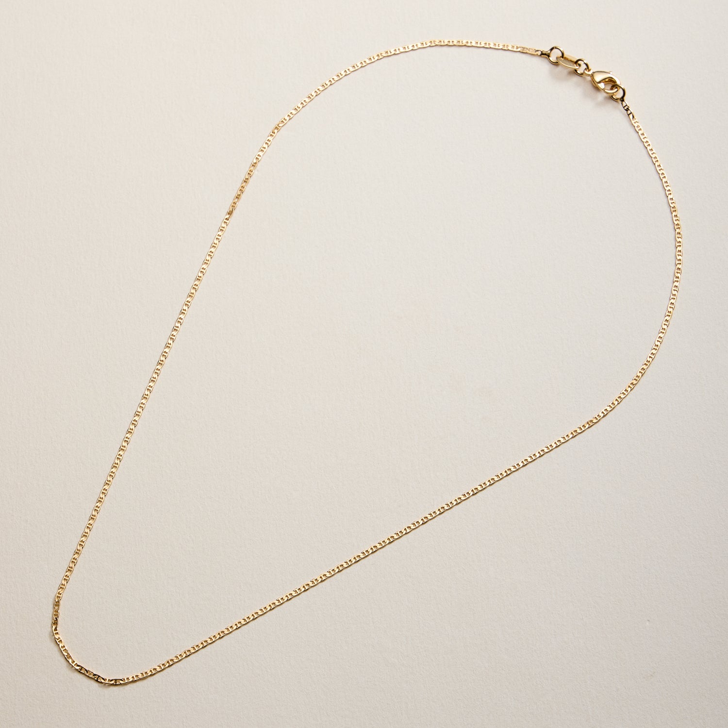 Gold Filled Anchor Chain Necklace