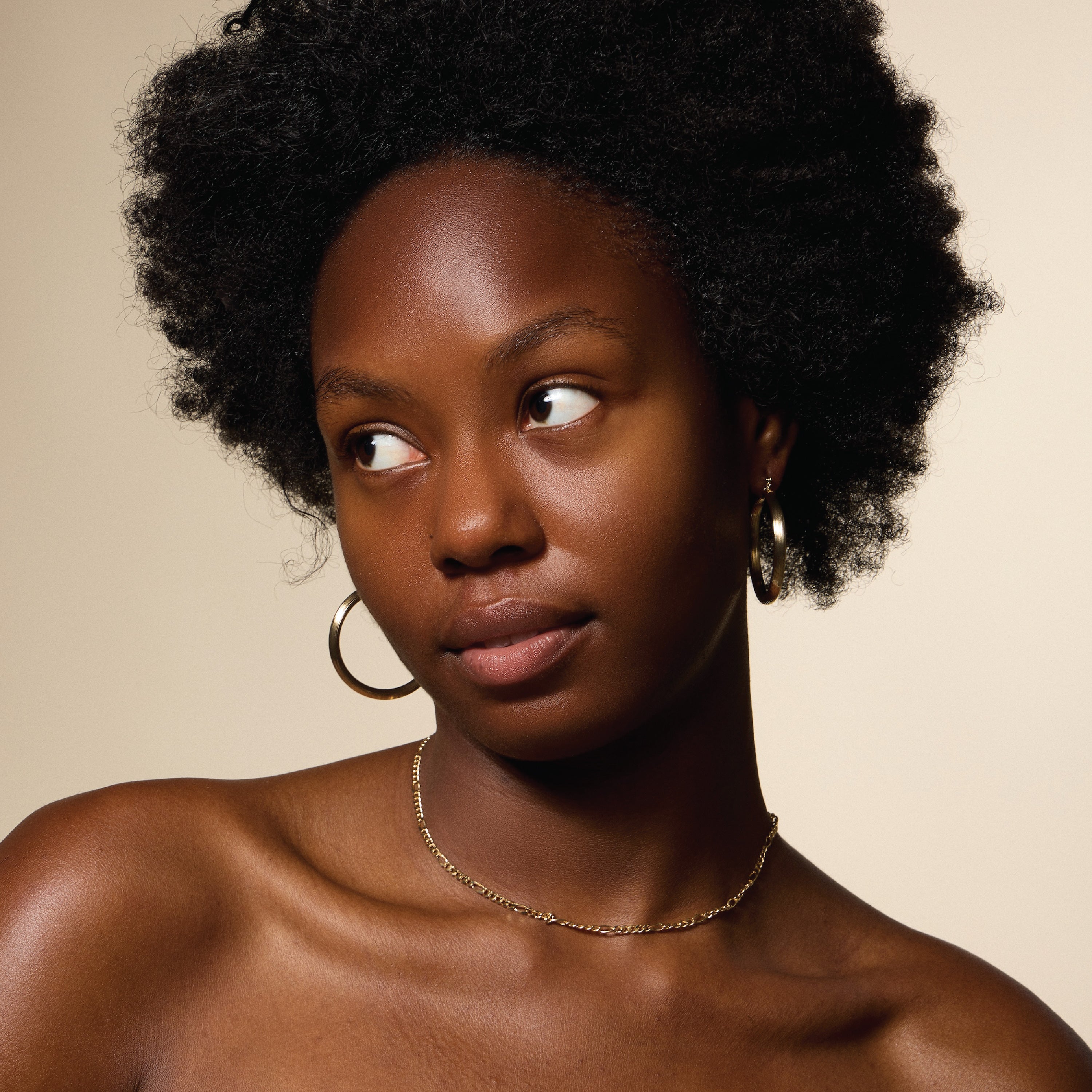 Gold Filled Ribbed Hoop Earrings – Large Statement Hoops