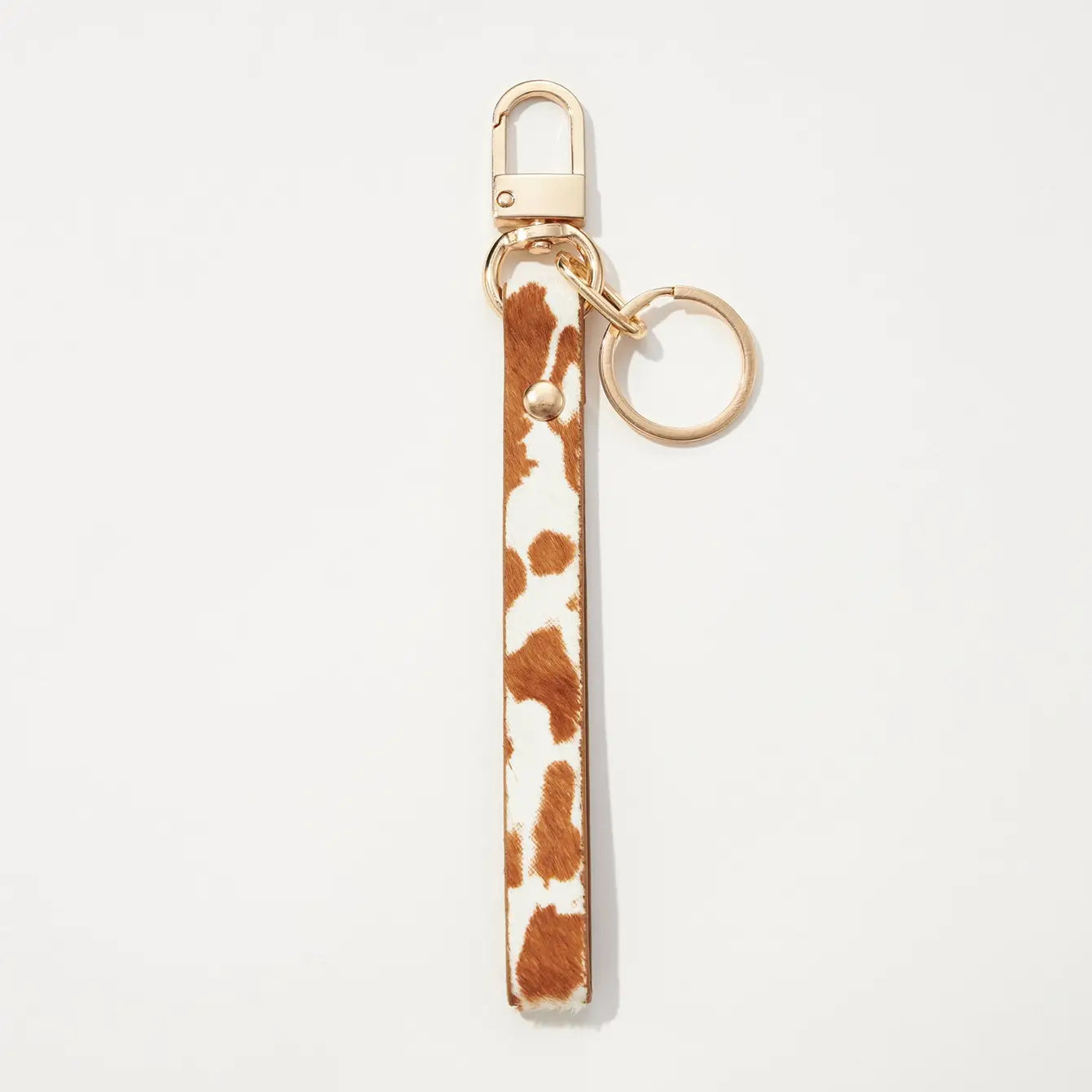Refined Calfskin Keychain with O-Ring