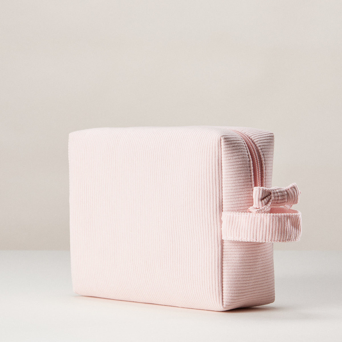Corduroy Makeup Bag | Soft Travel Cosmetic Pouch
