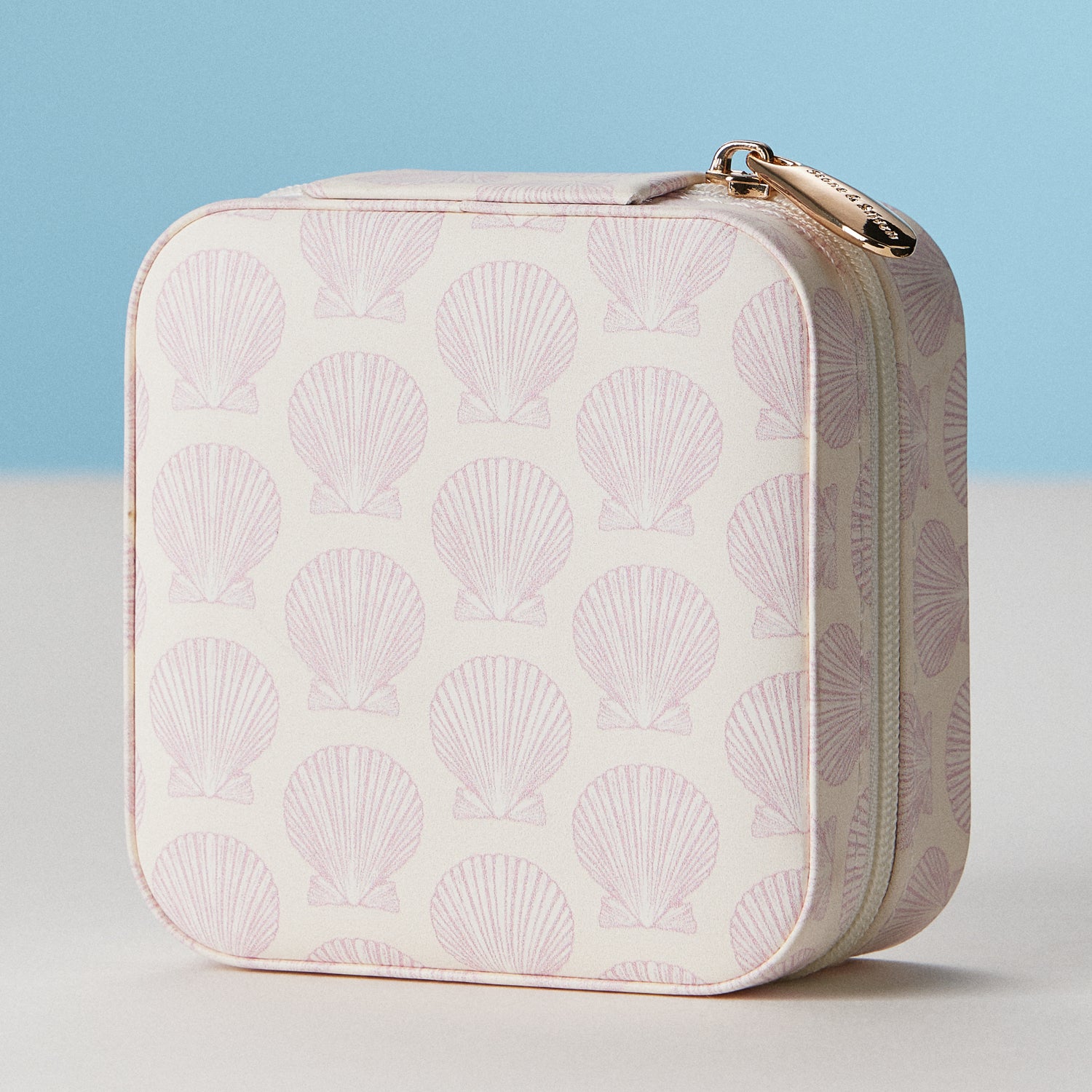 Faux Leather Novelty Print Travel Jewelry Box