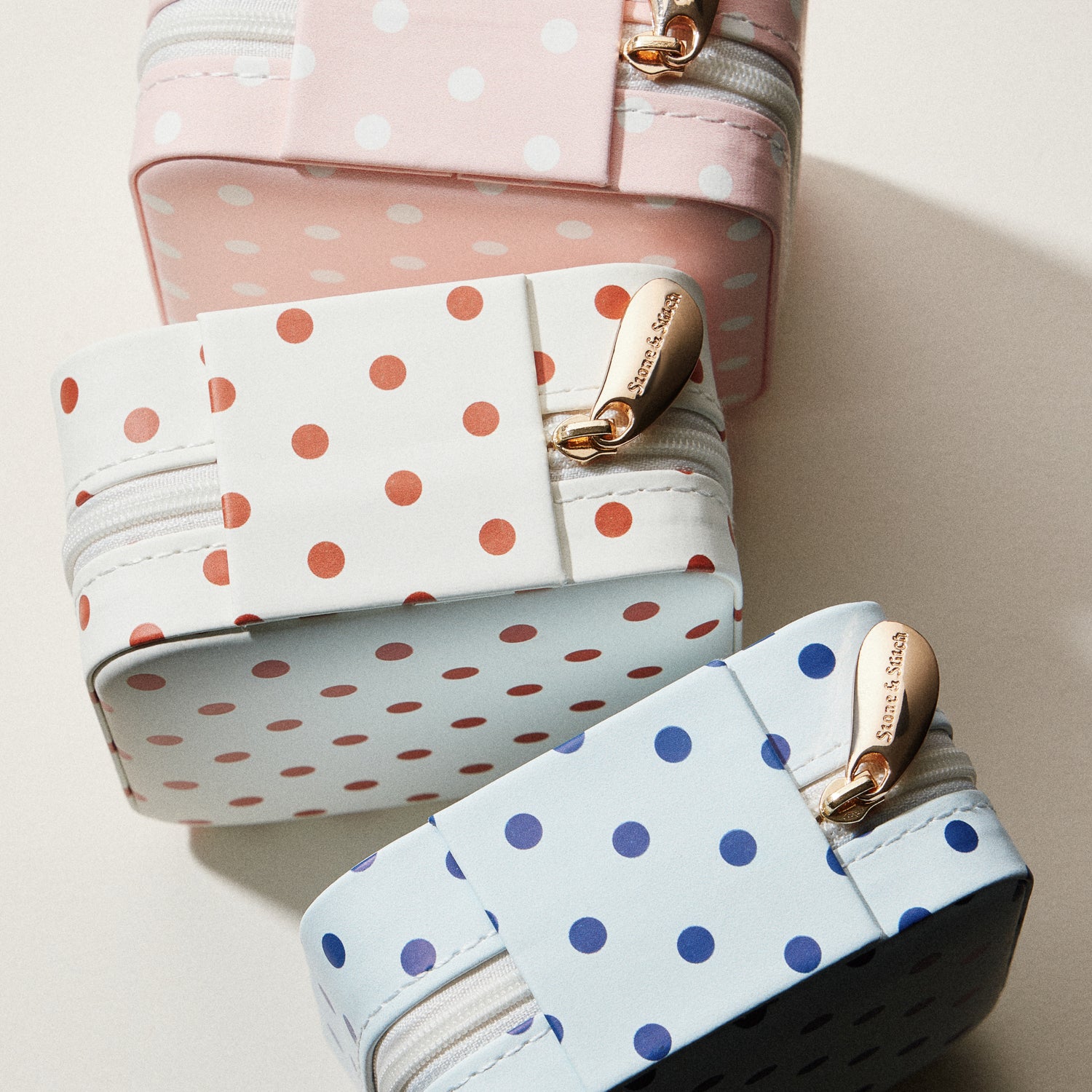 Faux Leather Novelty Print Travel Jewelry Box