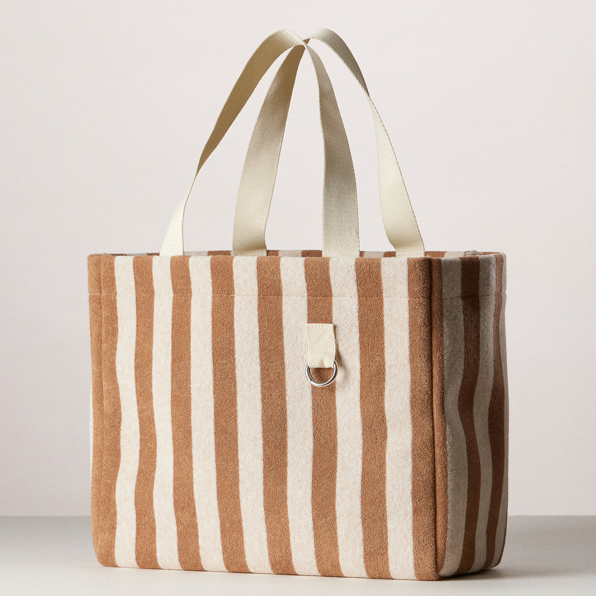 Striped Terry Mini Tote | Everyday Carryall Bag
