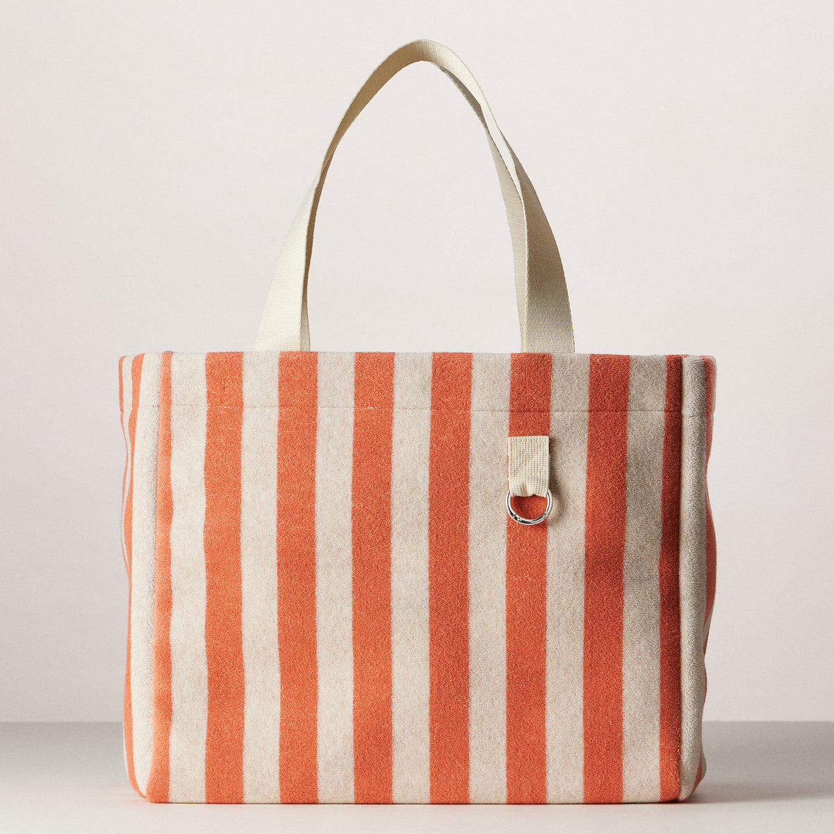 Striped Terry Mini Tote | Everyday Carryall Bag