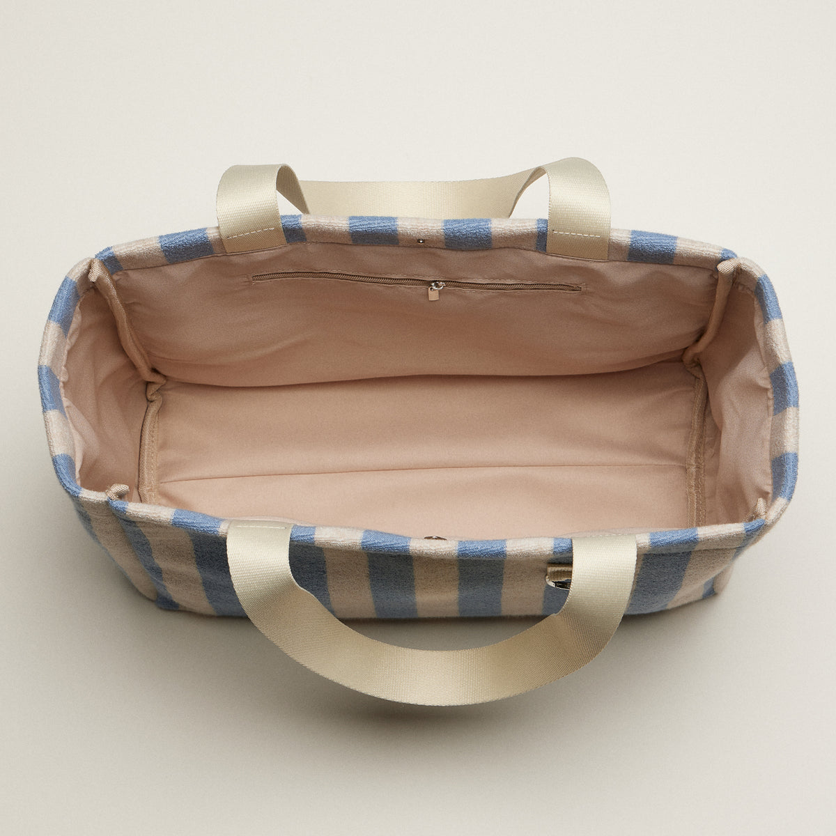 Striped Terry Mini Tote | Everyday Carryall Bag