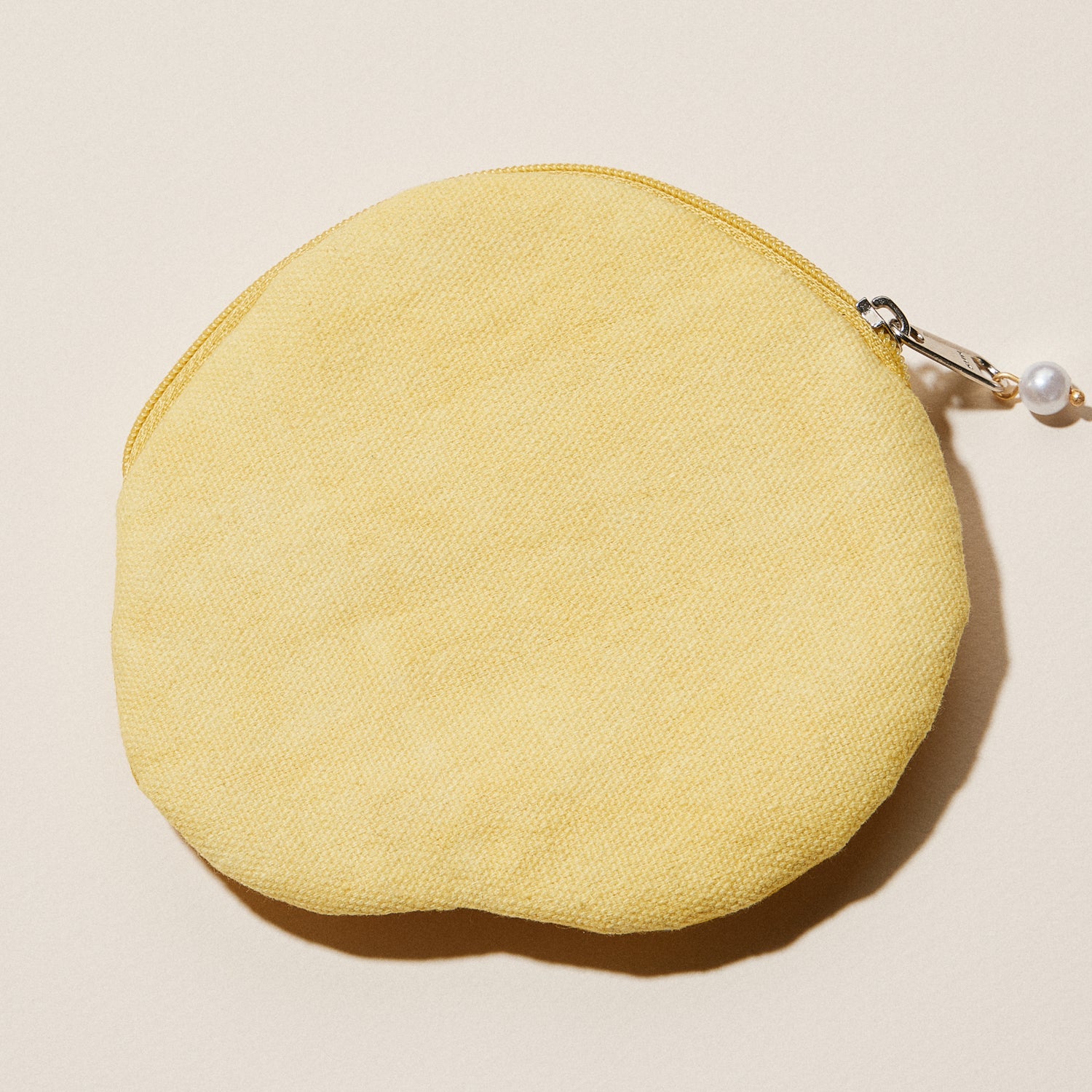 Beaded Spiral Seashell Coin Purse | Pearl Embellished Zip Pouch