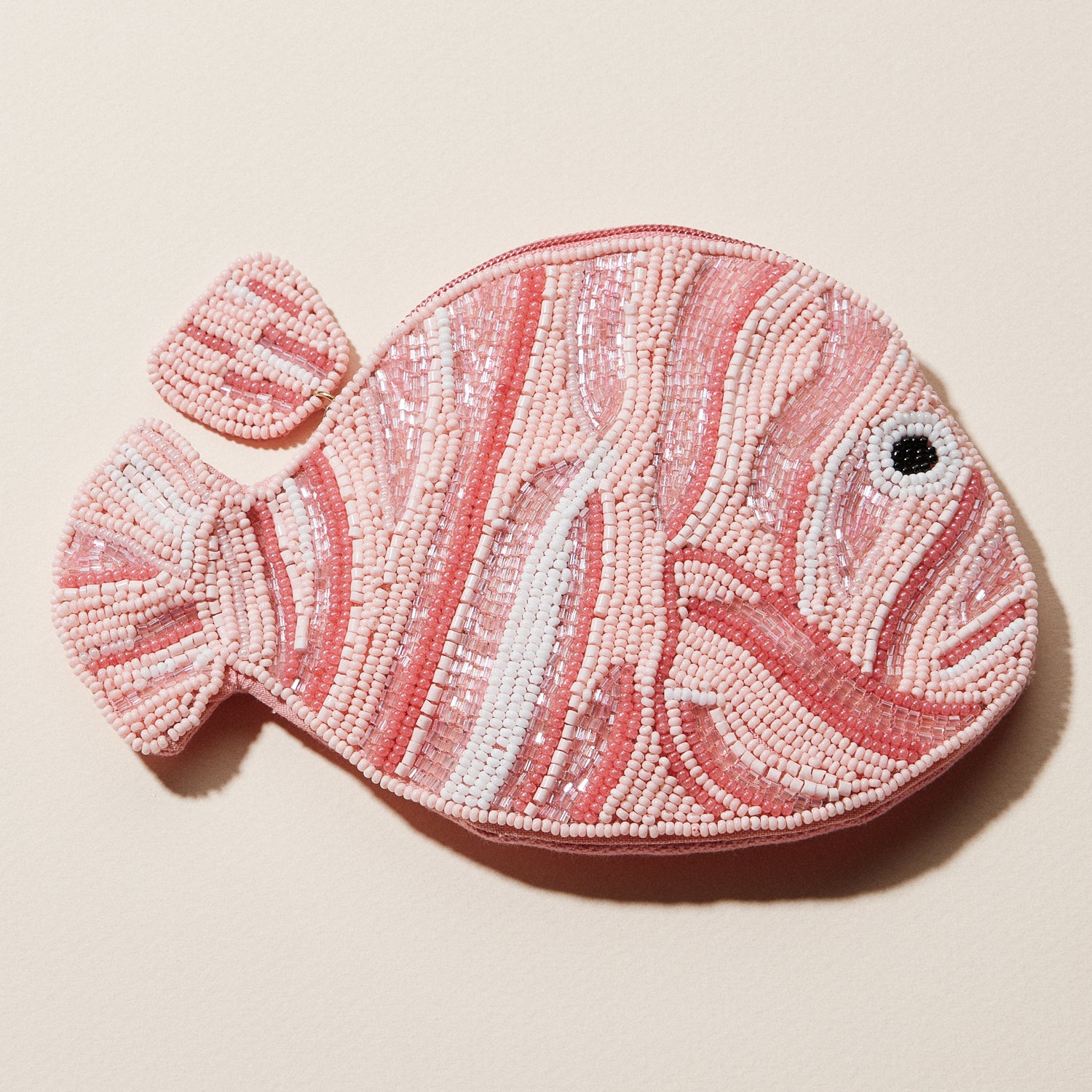 Beaded Sealife Coin Purse Collection | Coastal Shell Zip Pouch