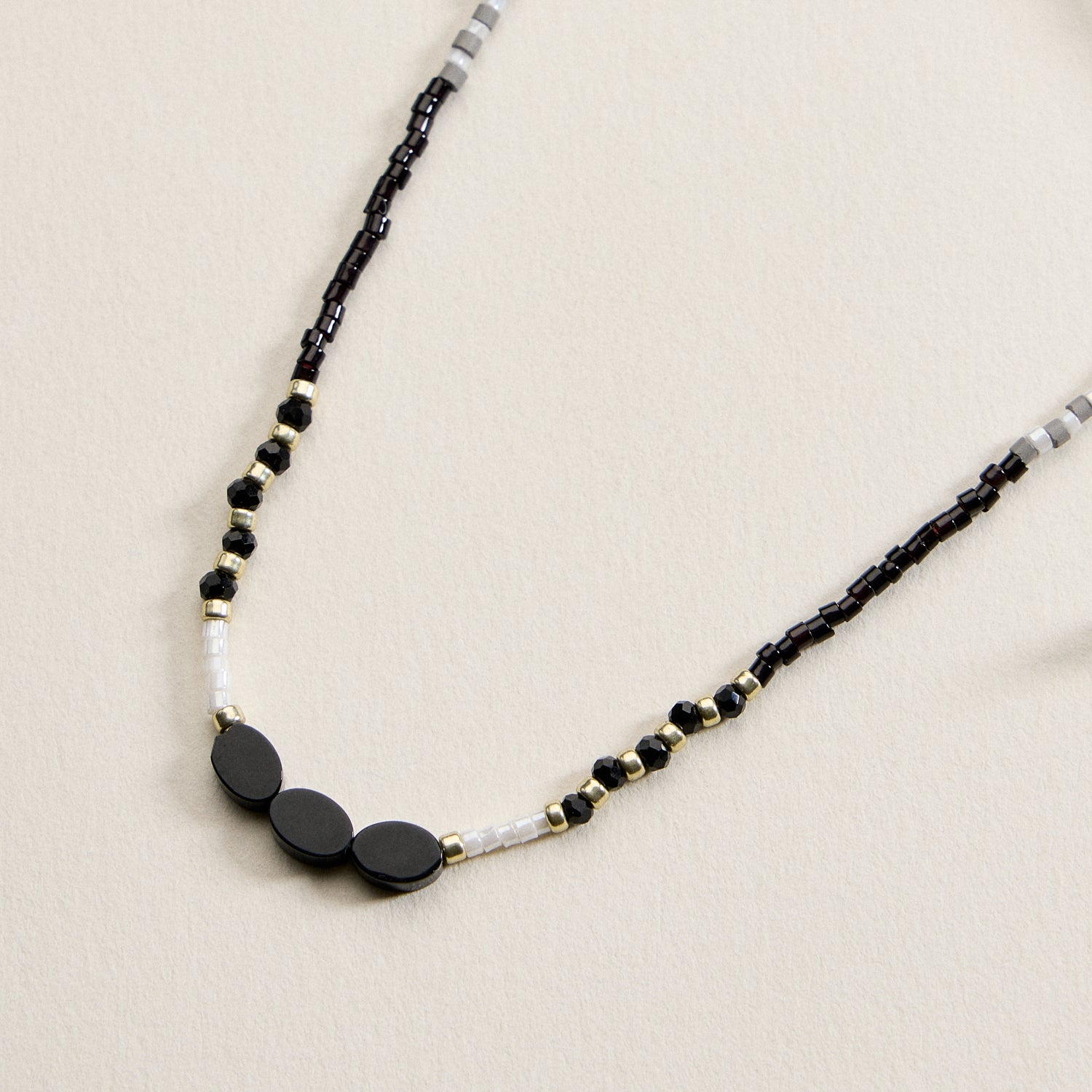 Beaded Adjustable Cord Anklet | Minimal Style