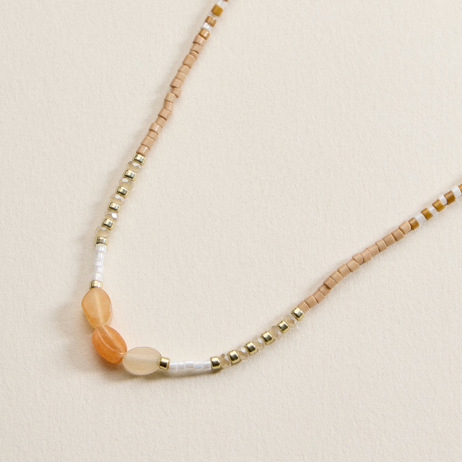 Beaded Adjustable Cord Anklet | Minimal Style