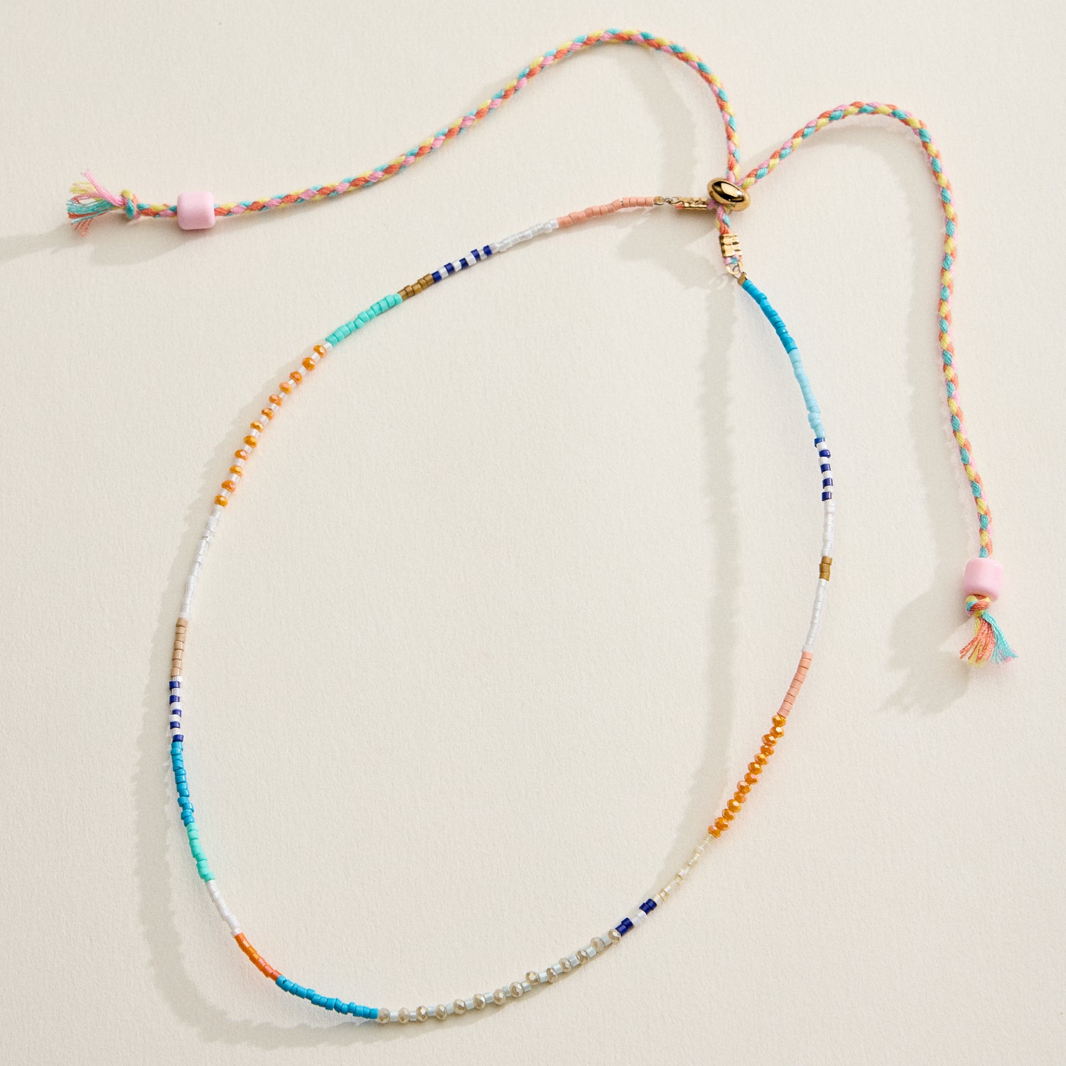 Boho Minimalist Seed Bead Necklace