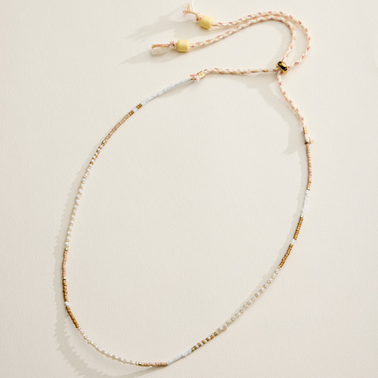 Boho Minimalist Seed Bead Necklace