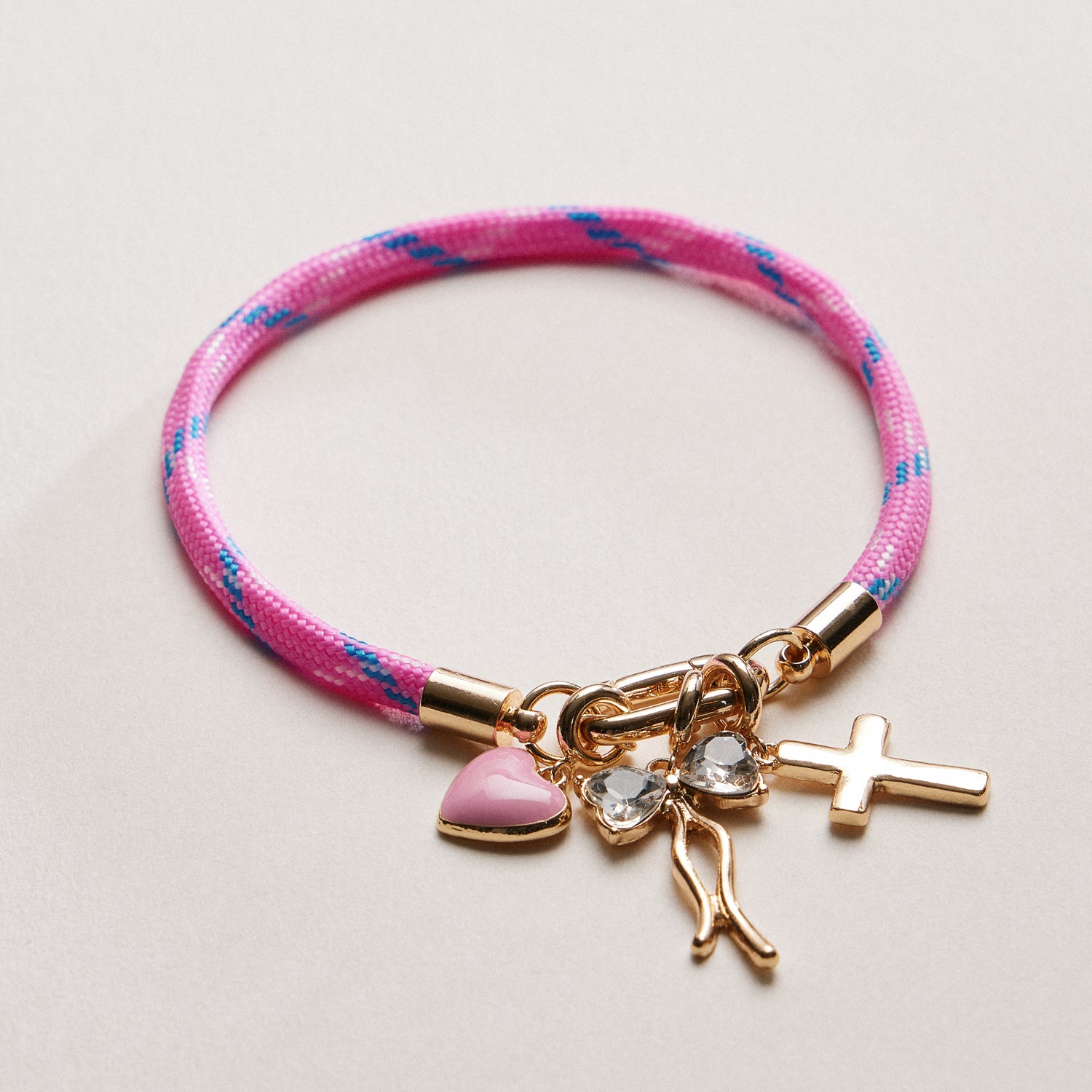 Beaded Rope Charm Bracelet Set | Summer Stack