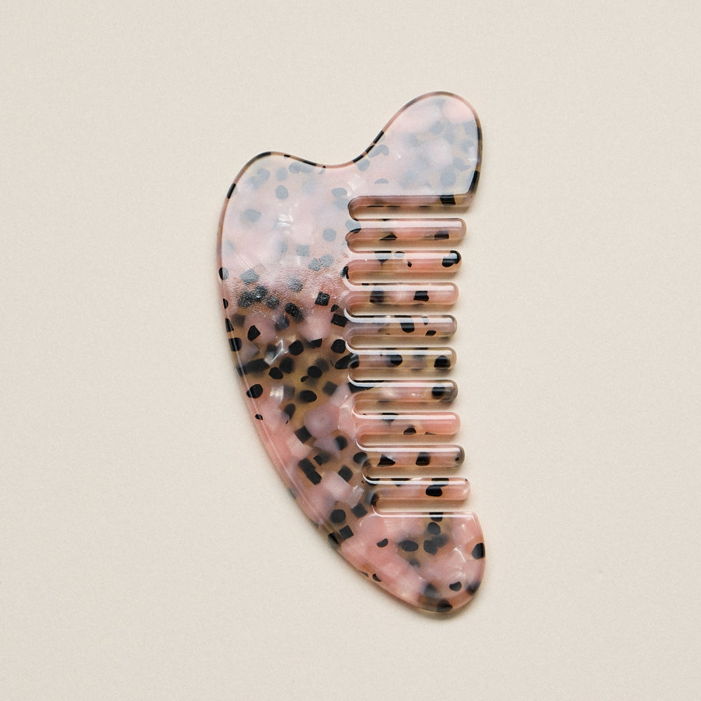 Marbled Acetate Scalp Massage Comb