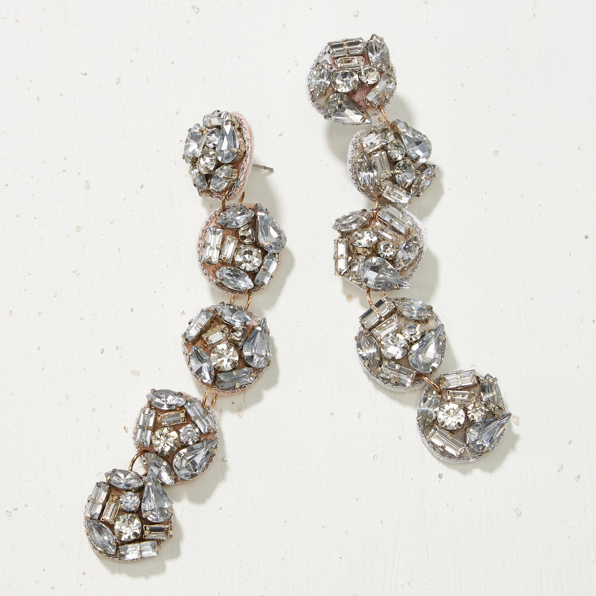 Bridal Rhinestone Drop Earrings