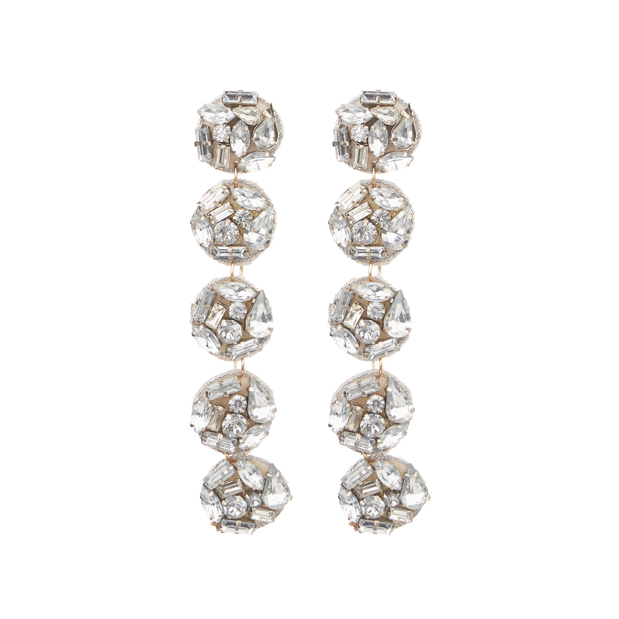 Bridal Rhinestone Drop Earrings