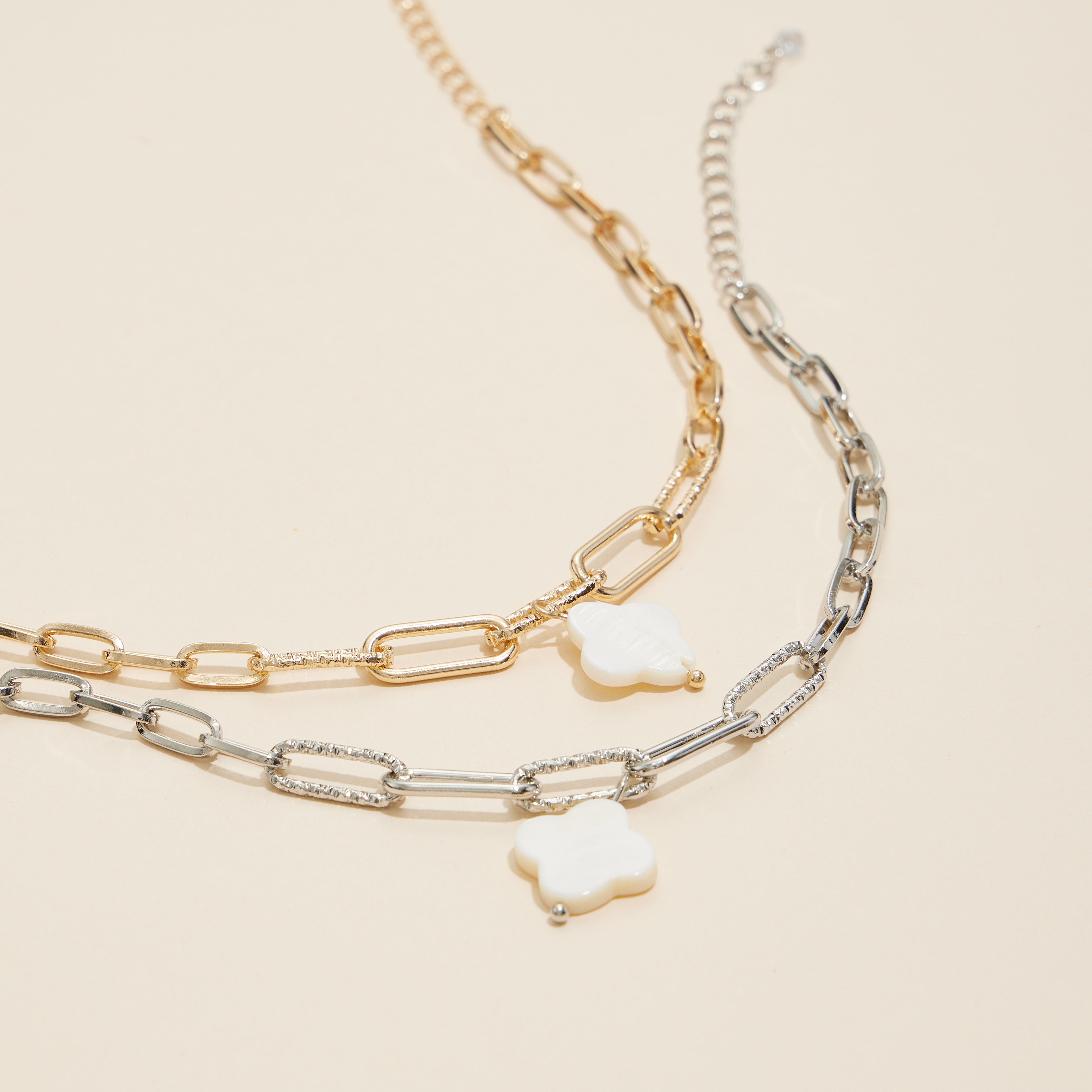 MOP Charm Chain Linked Anklet - Frem